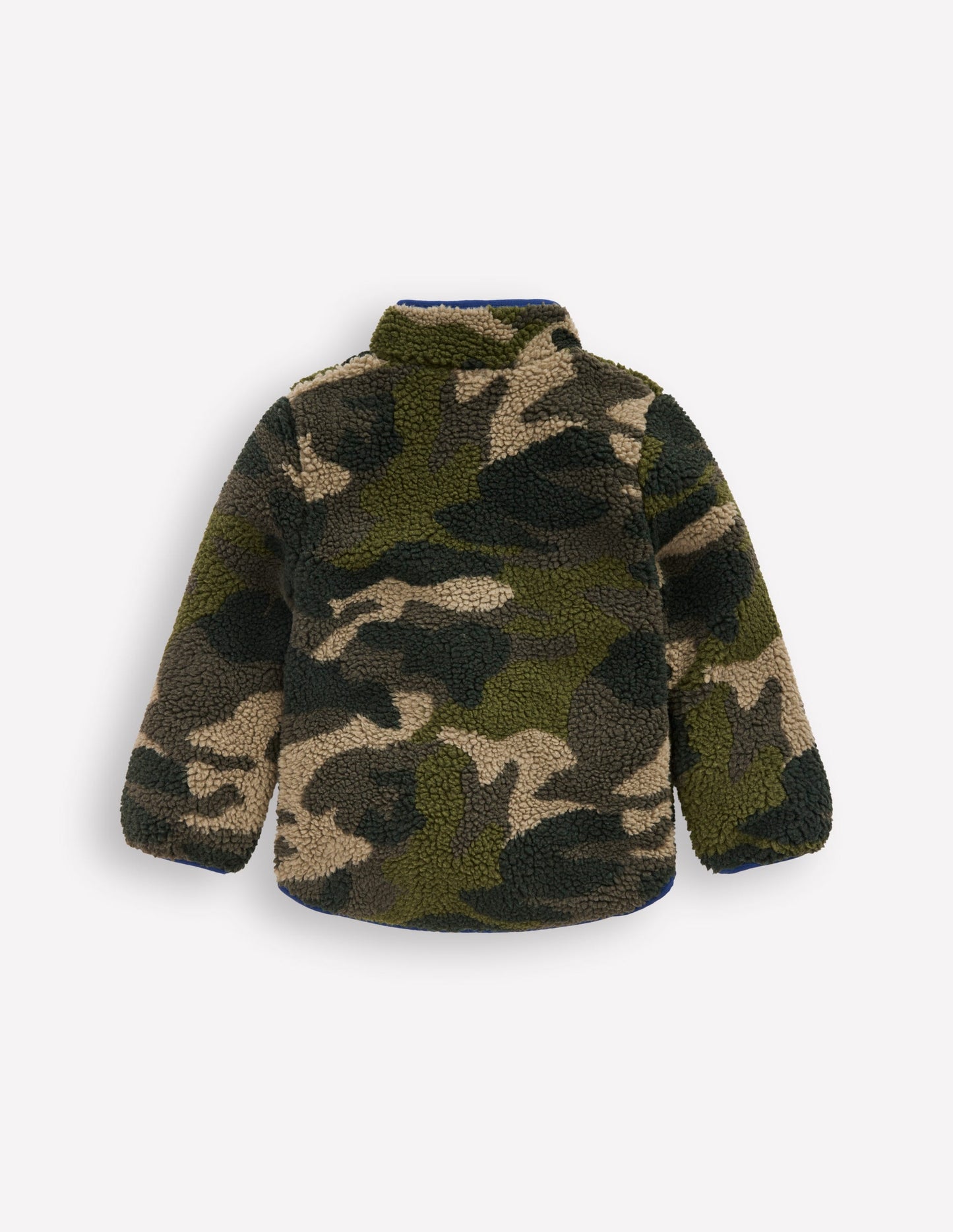 Cosy Borg Jacket-Camo Badges