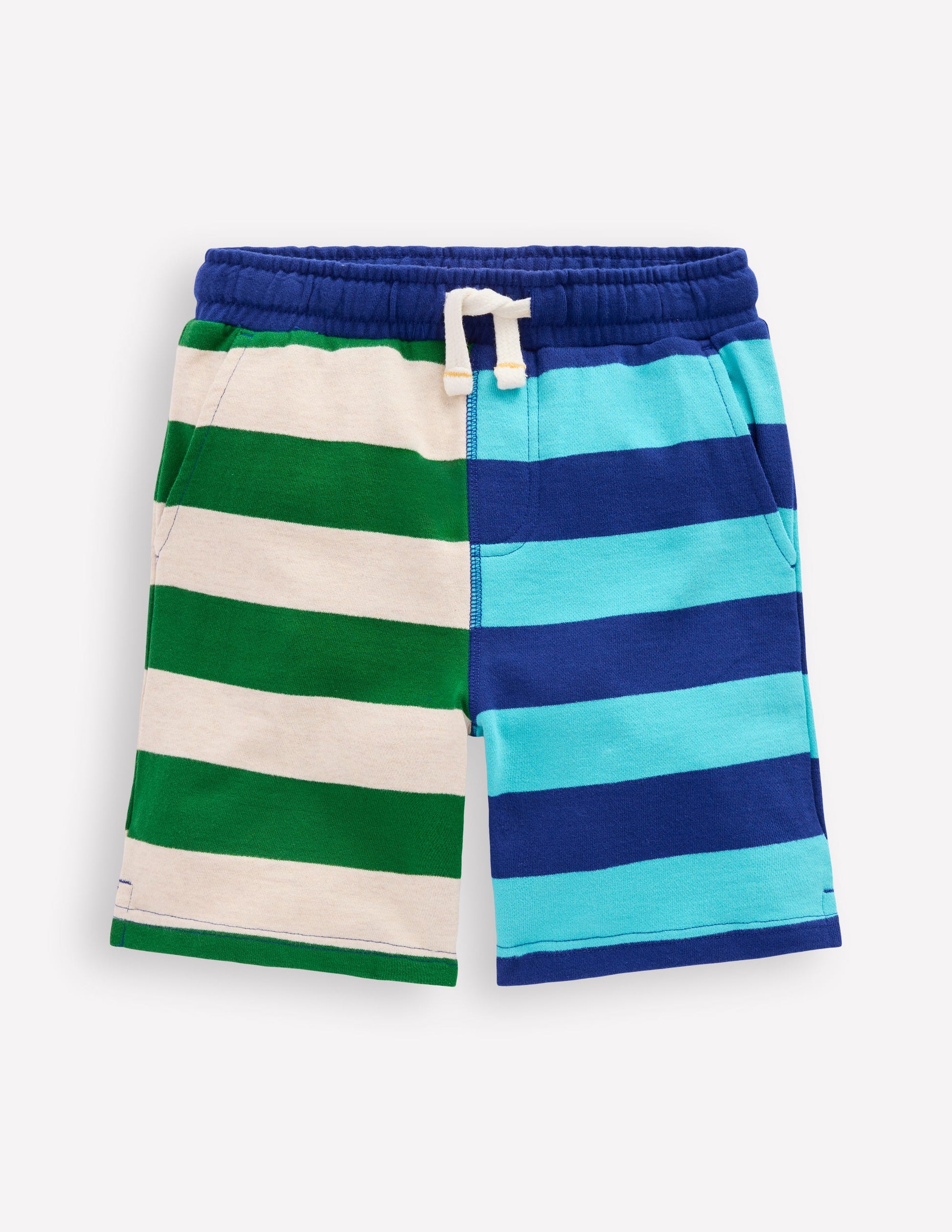 Printed Shorts-Hotch Stripe-1