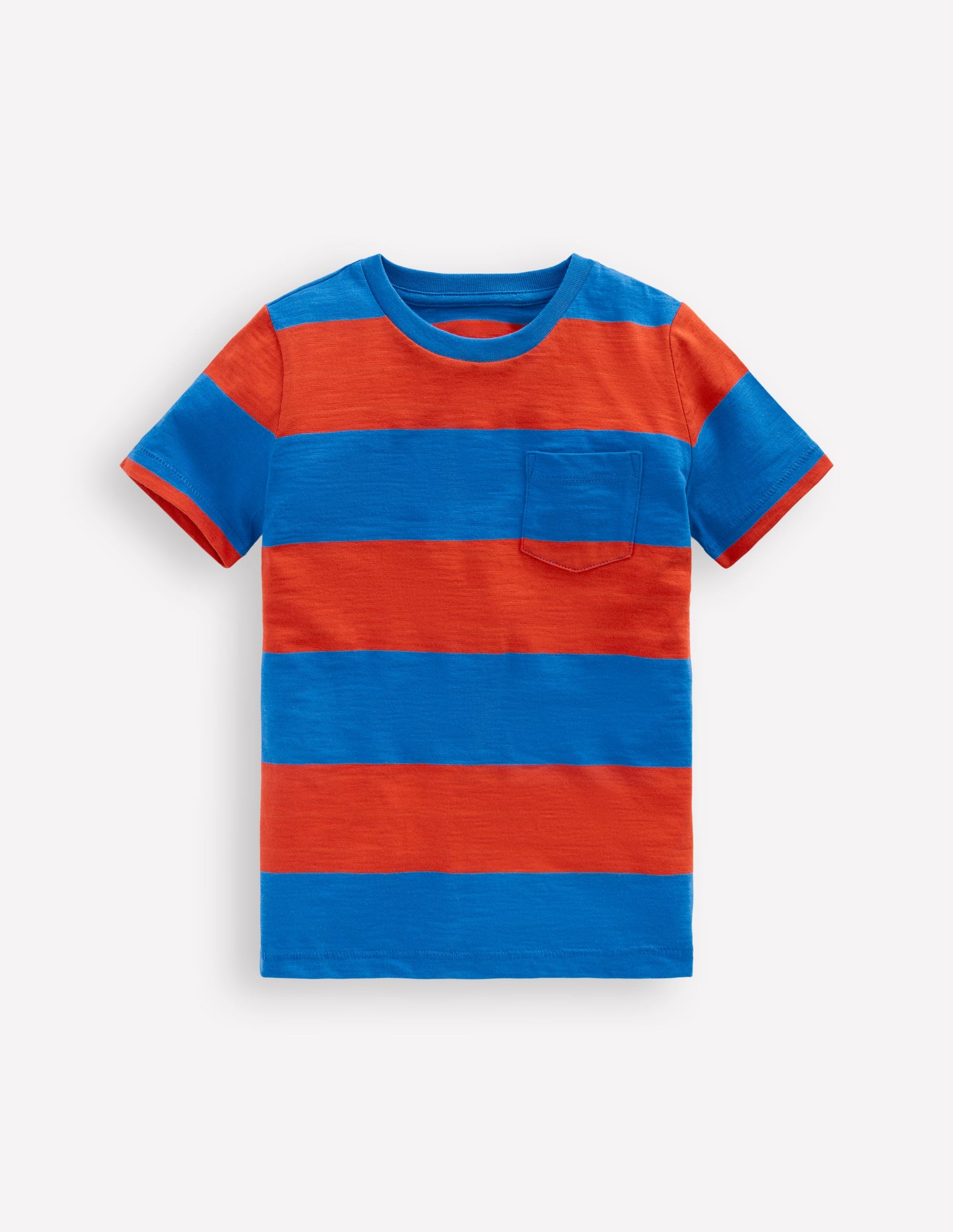 Everyday Short Sleeve T-Shirt-AURORA RED / DIRECTOIRE BLUE-1