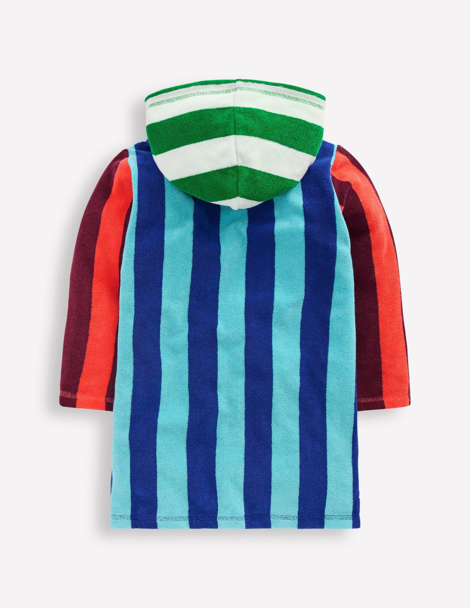 Towelling Zip-Up Throw-On-Hotch Stripe | Boden UK Towelling Zip-Up Throw-On-Hotch Stripe | Boden UK