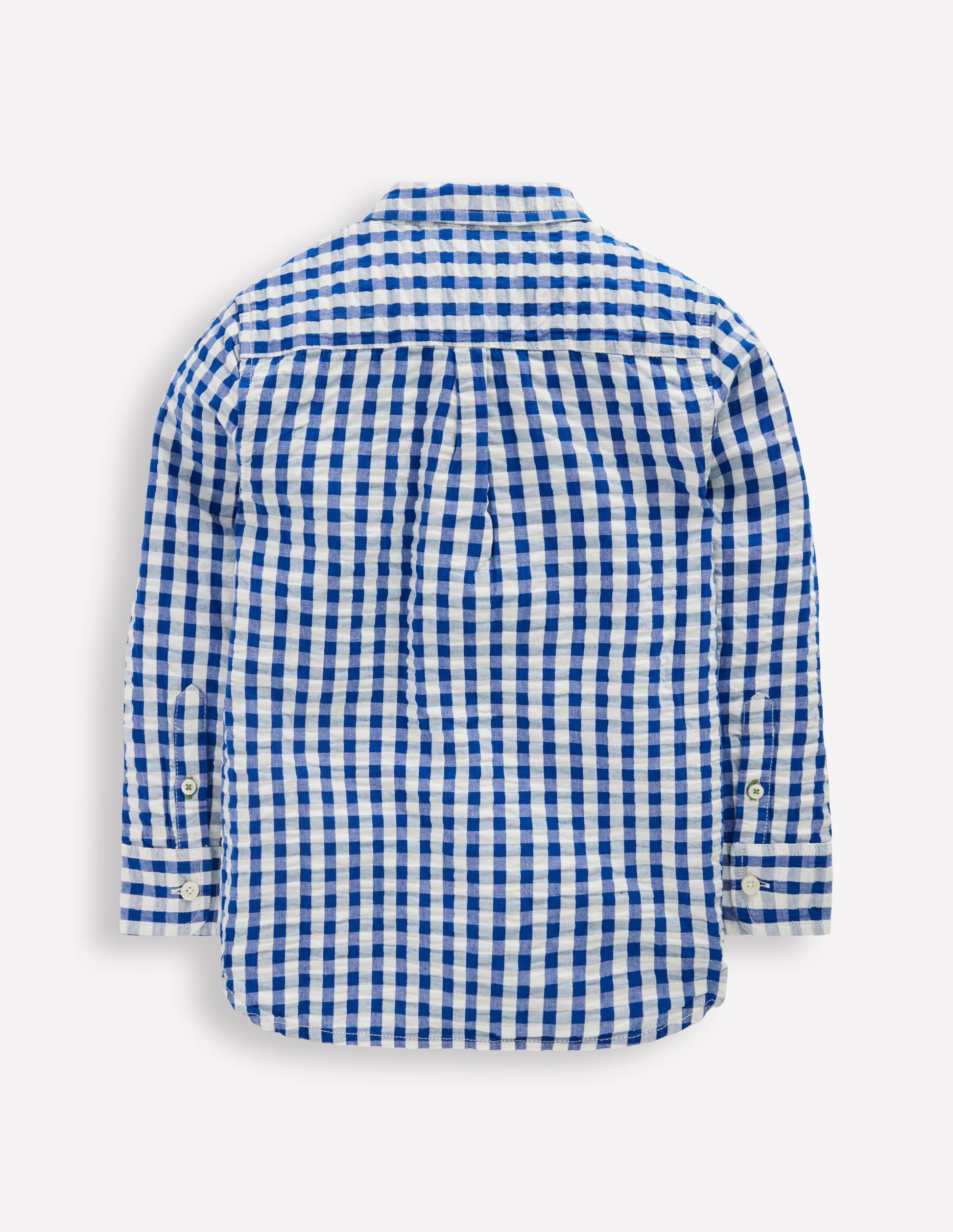 Cotton Shirt-Blue Gingham-4