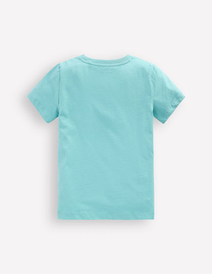 Glow-In-The-Dark T-shirt-Nile blue Sharks-2