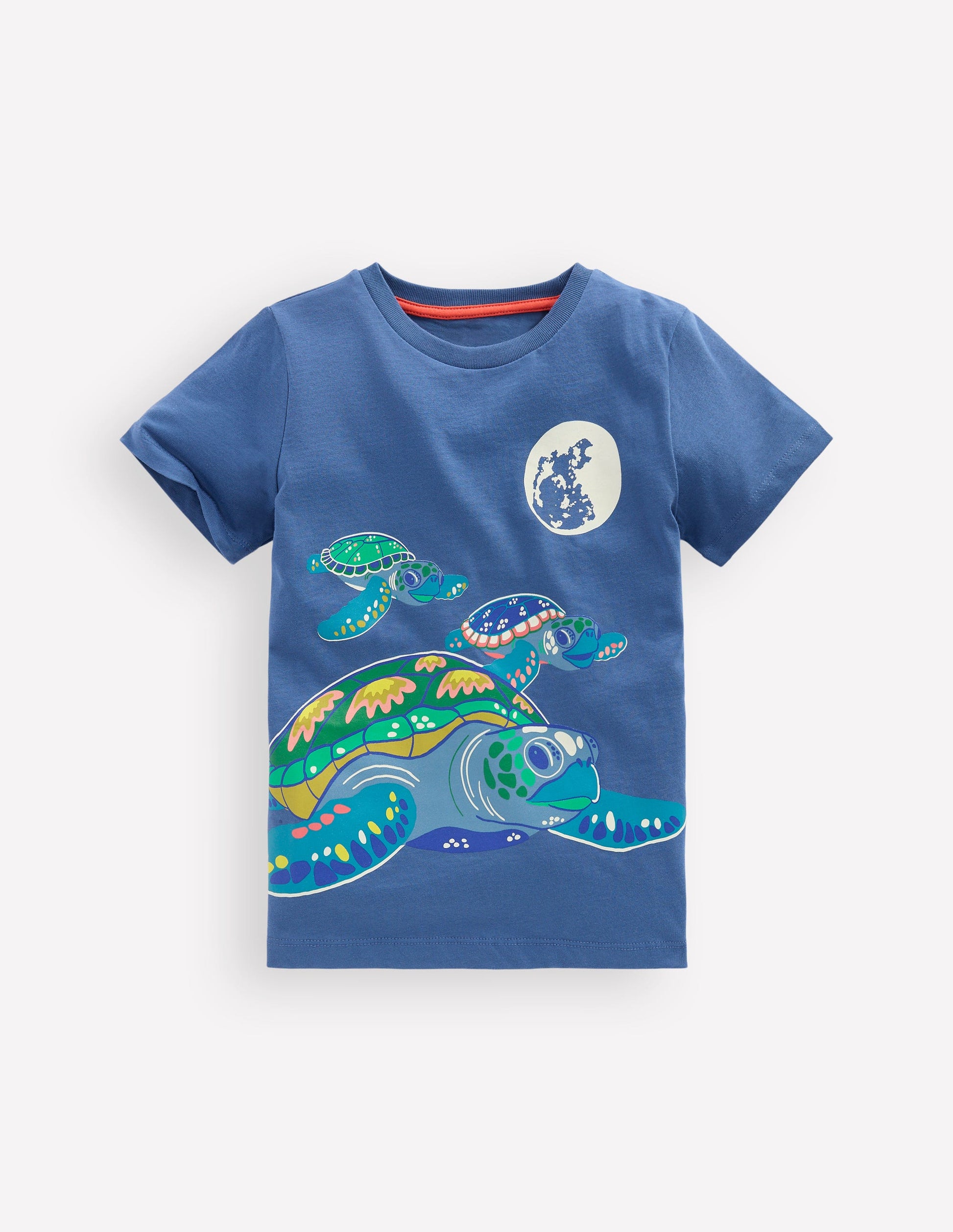 Glow-In-The-Dark T-shirt-True Navy Turtles-1