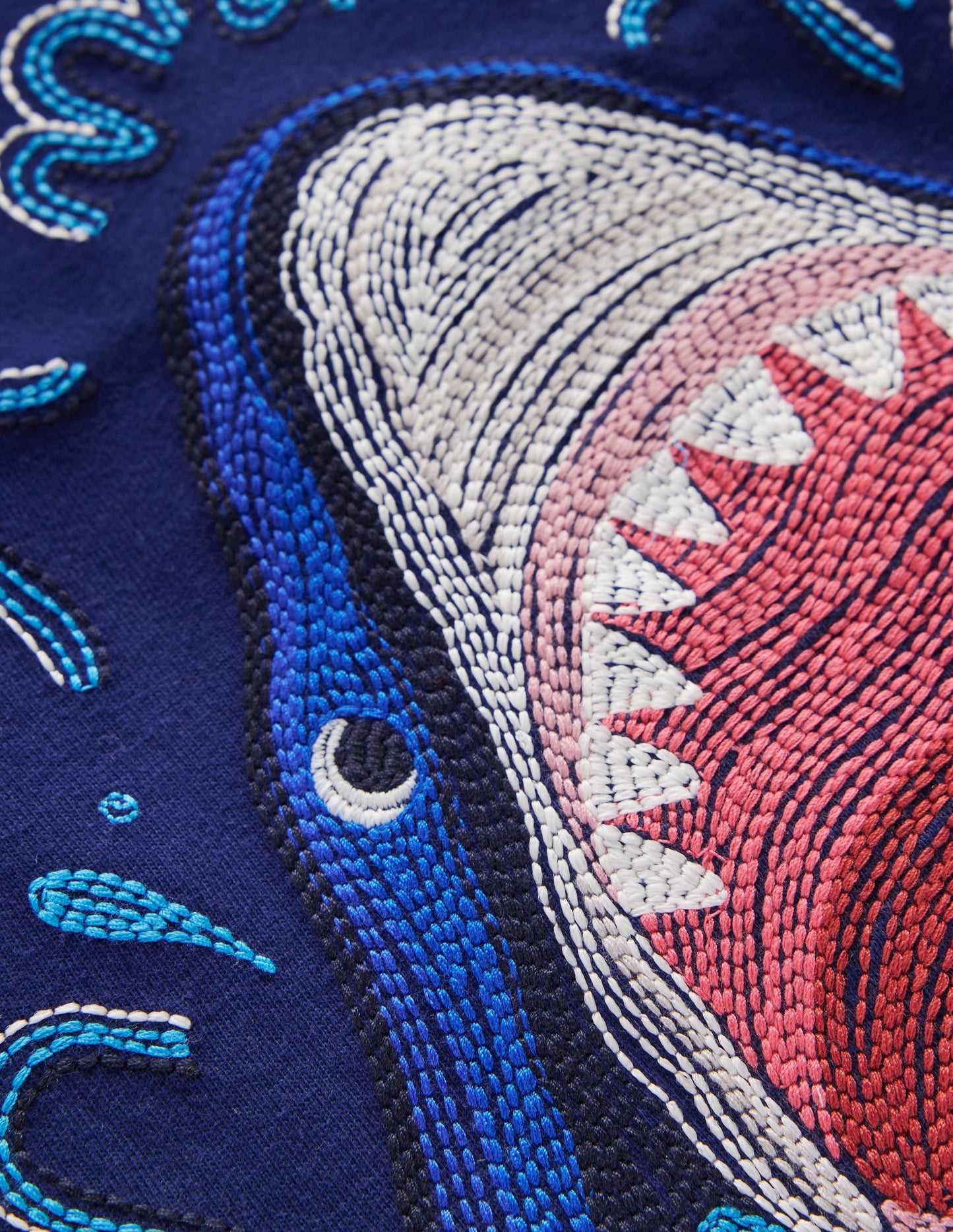 Glow Superstitch T-Shirt-MEDIEVAL BLUE