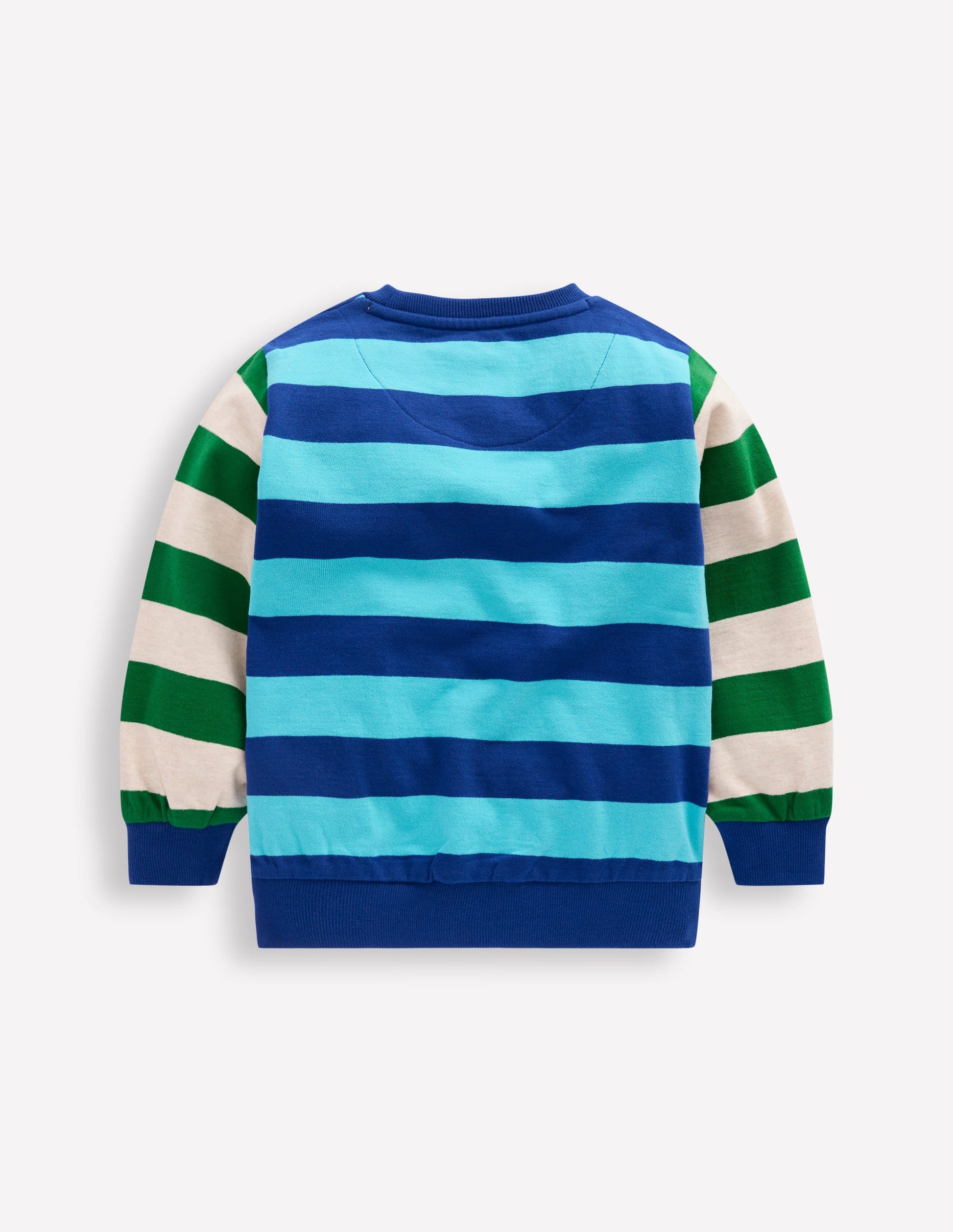 Everyday Printed Sweatshirt-Hotch Stripe-2