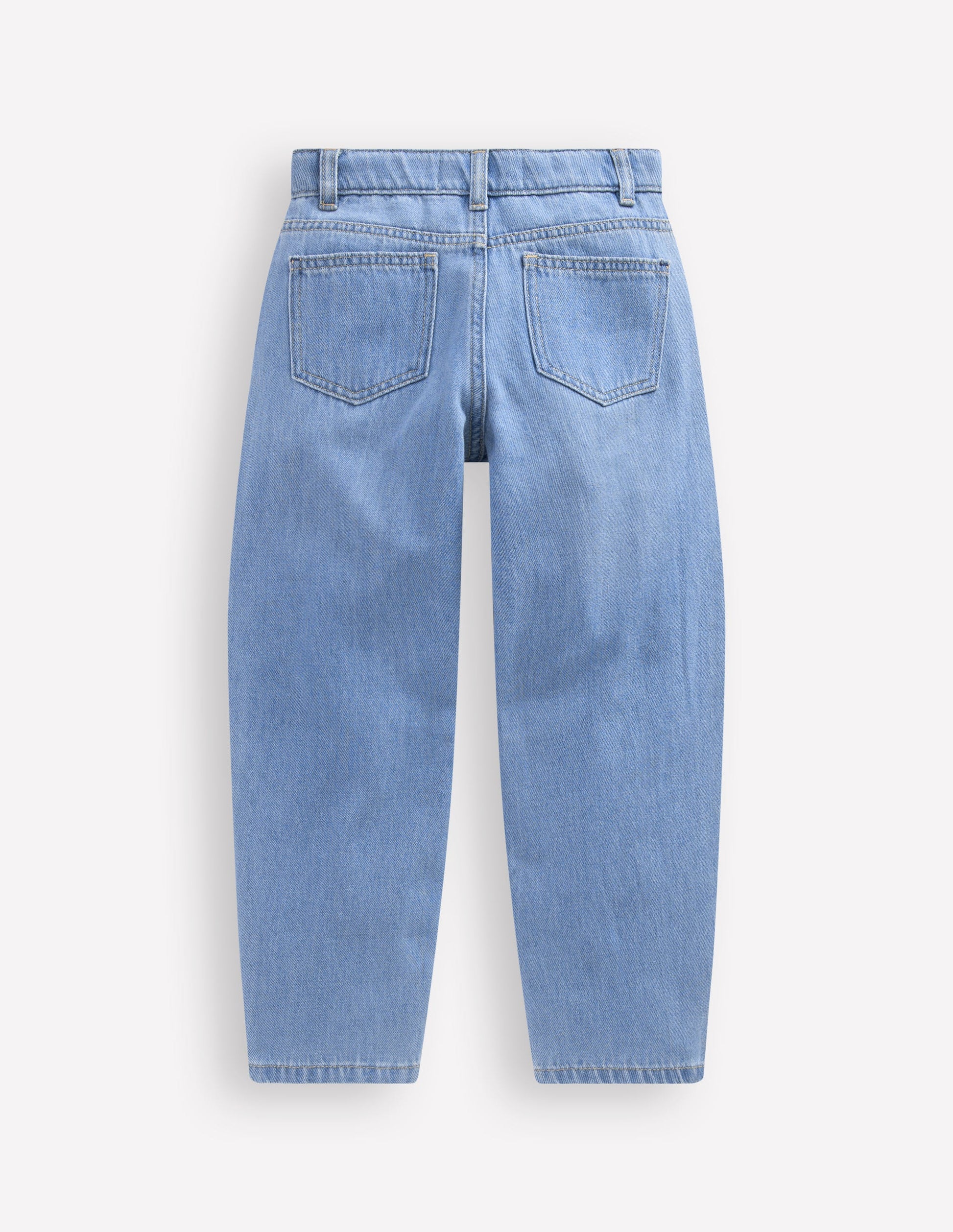 Barrel Jeans-Light Wash-2