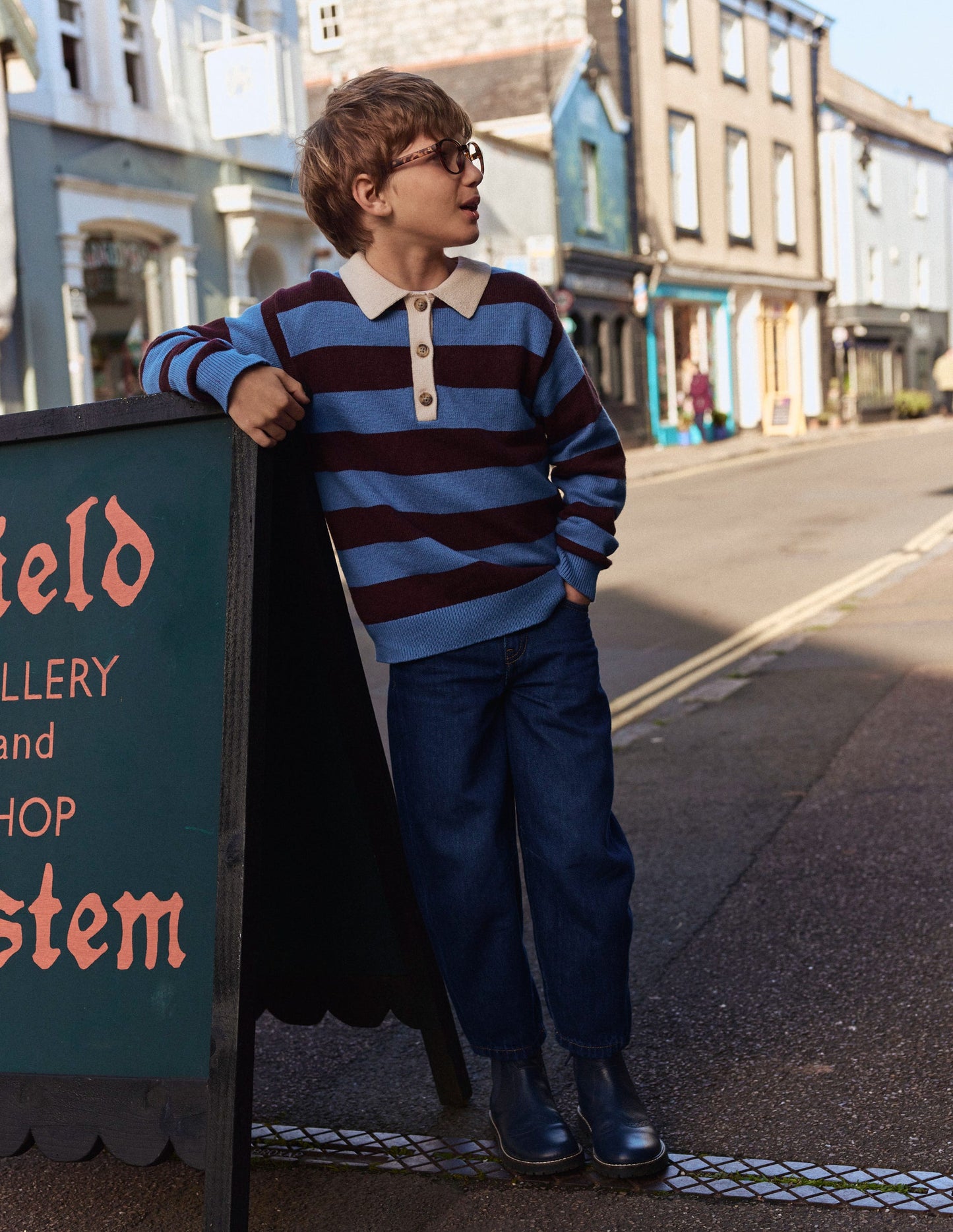 Barrel Jeans-Mid Wash