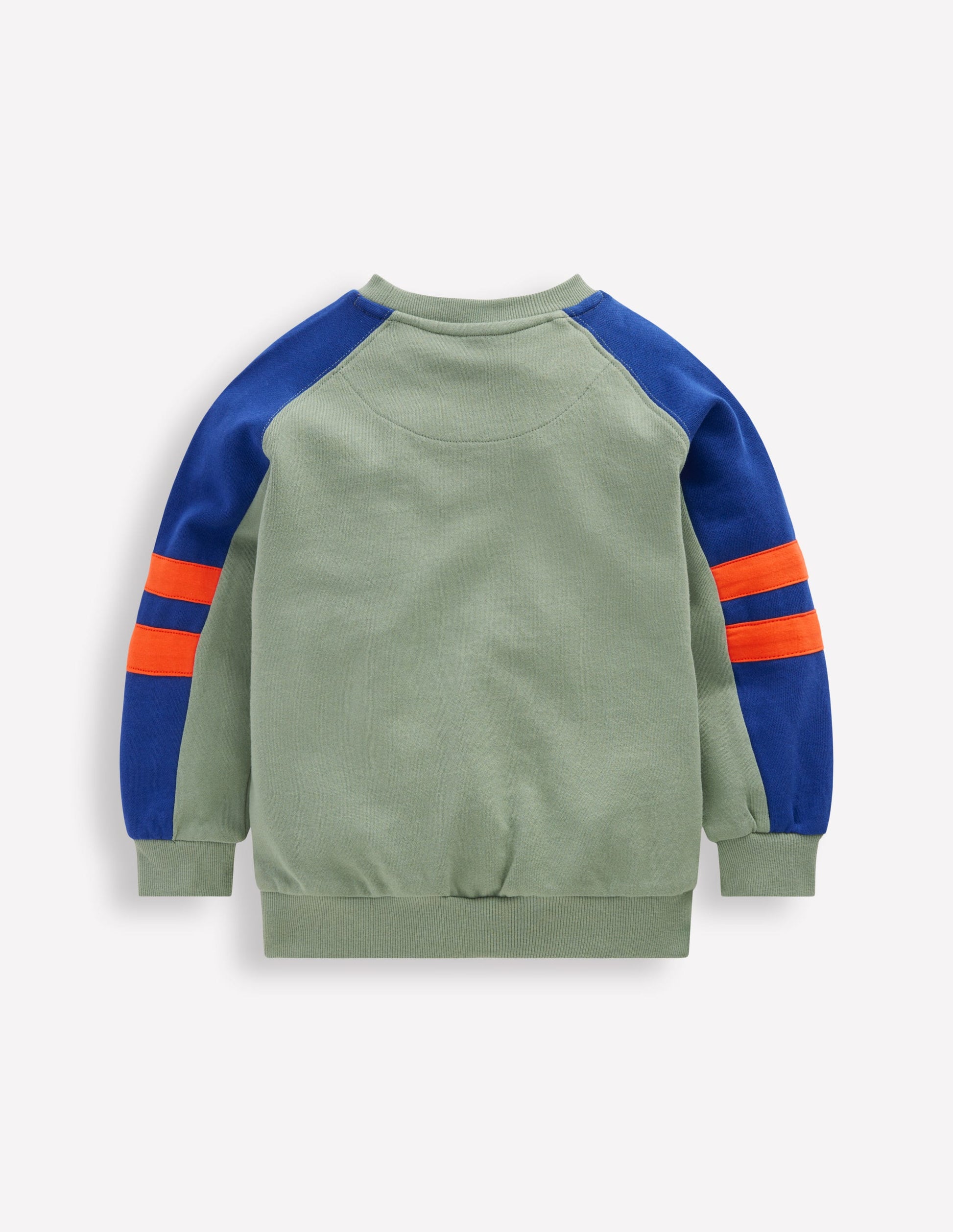 Colourblock Sleeve Sweatshirt-CHINOISE GREEN COLOURBLOCK-4