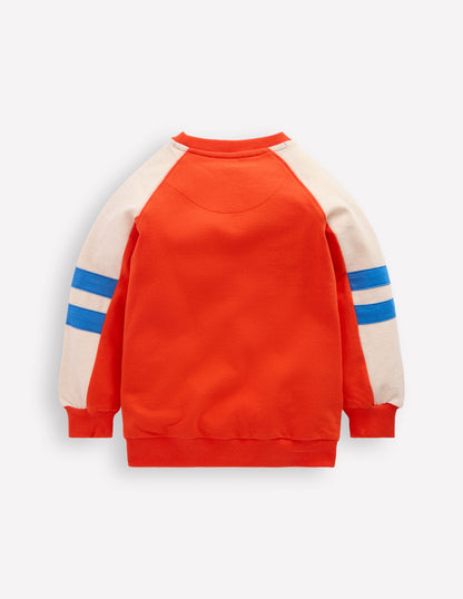 Colourblock Sleeve Sweatshirt-FIESTA COLOURBLOCK-6