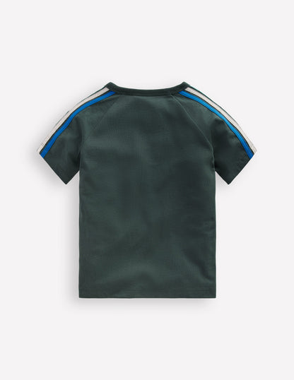 Rainbow Raglan T-shirt-GREEN GABLES-2