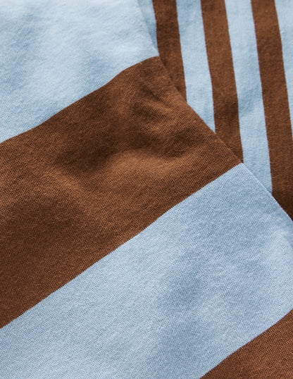 Relaxed Hotchpotch T-shirt-Glacier lake/potting soil-4