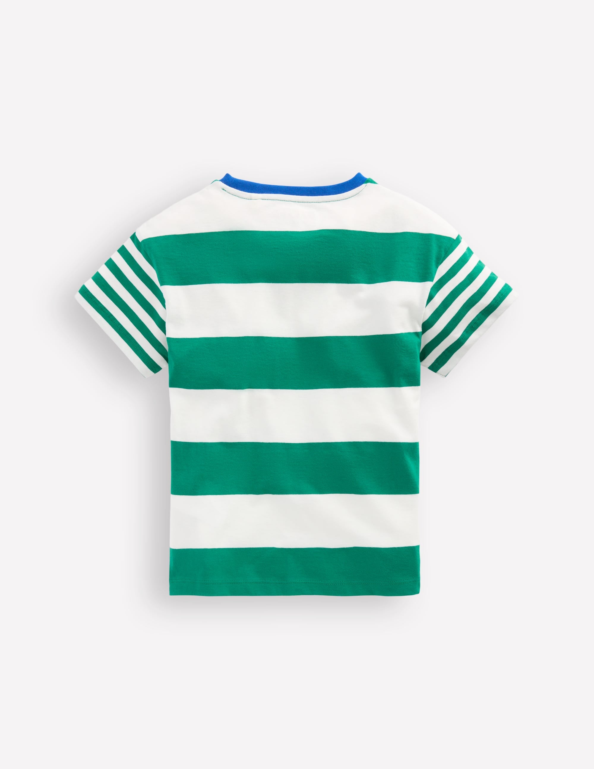 Relaxed Hotchpotch T-shirt-Jewel Green/Soft Ivory - Image 2