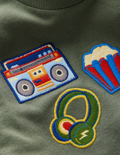 Badge Sweatshirt-Laurel Wreath Activity-3