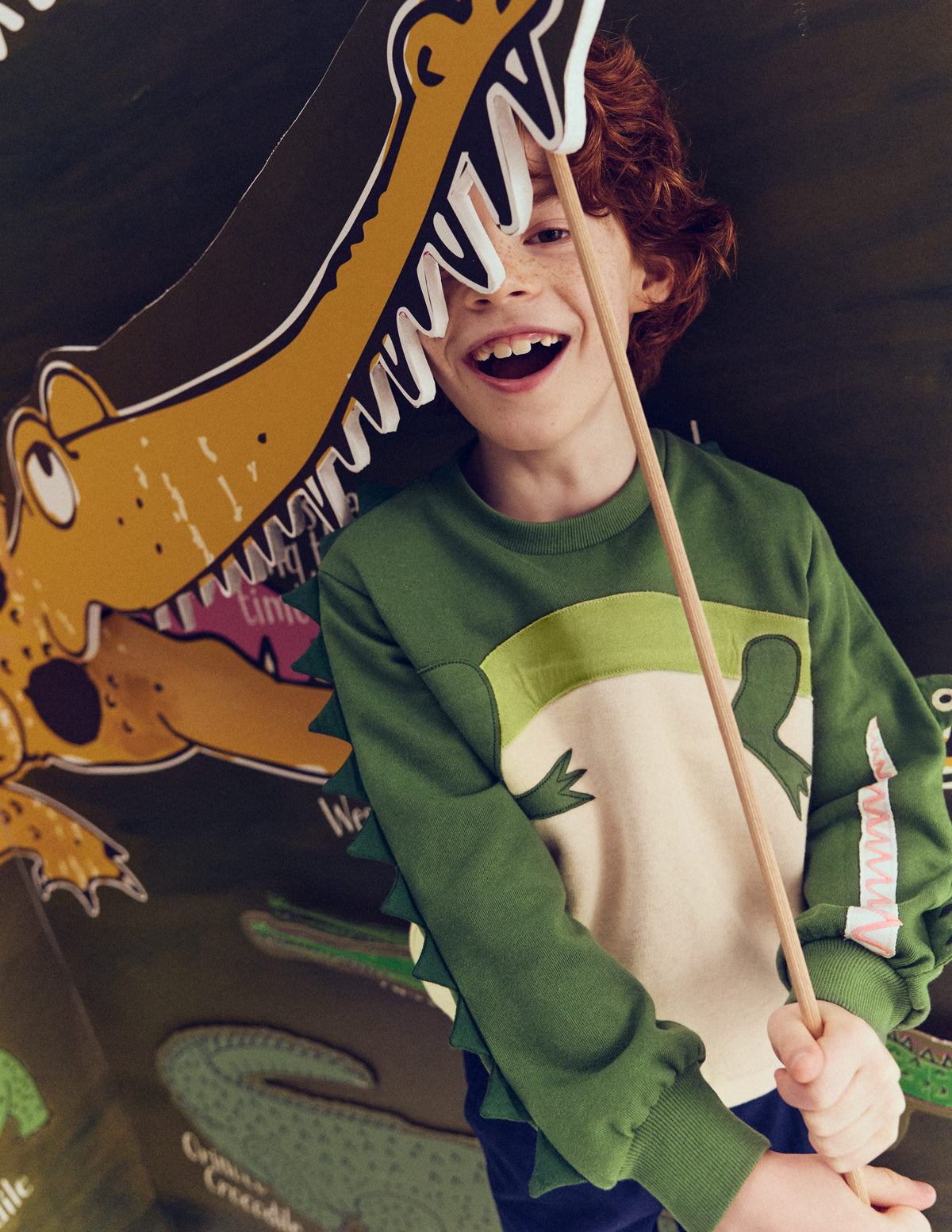 3D Animal Sweatshirt-Croc - Image 4