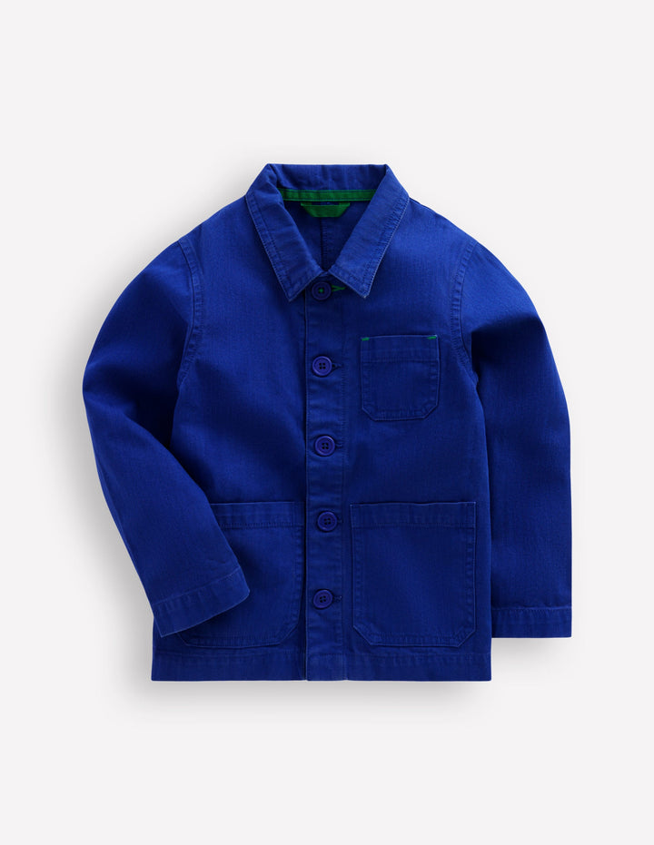 Canvas Chore Jacket-Sodalite Blue