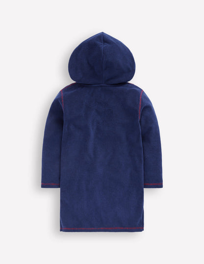 Appliqué Towelling Throw-on-Navy Shark-2