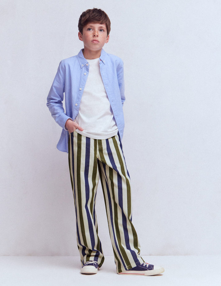 Relaxed Straight Jeans-Surf the Web and Winter Moss
