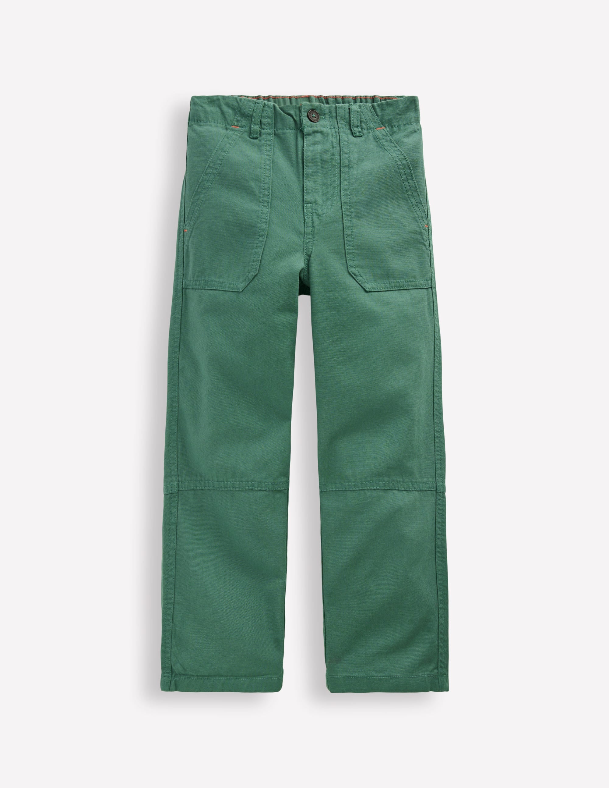 Canvas Carpenter Trousers-Blue spruce - Image 1