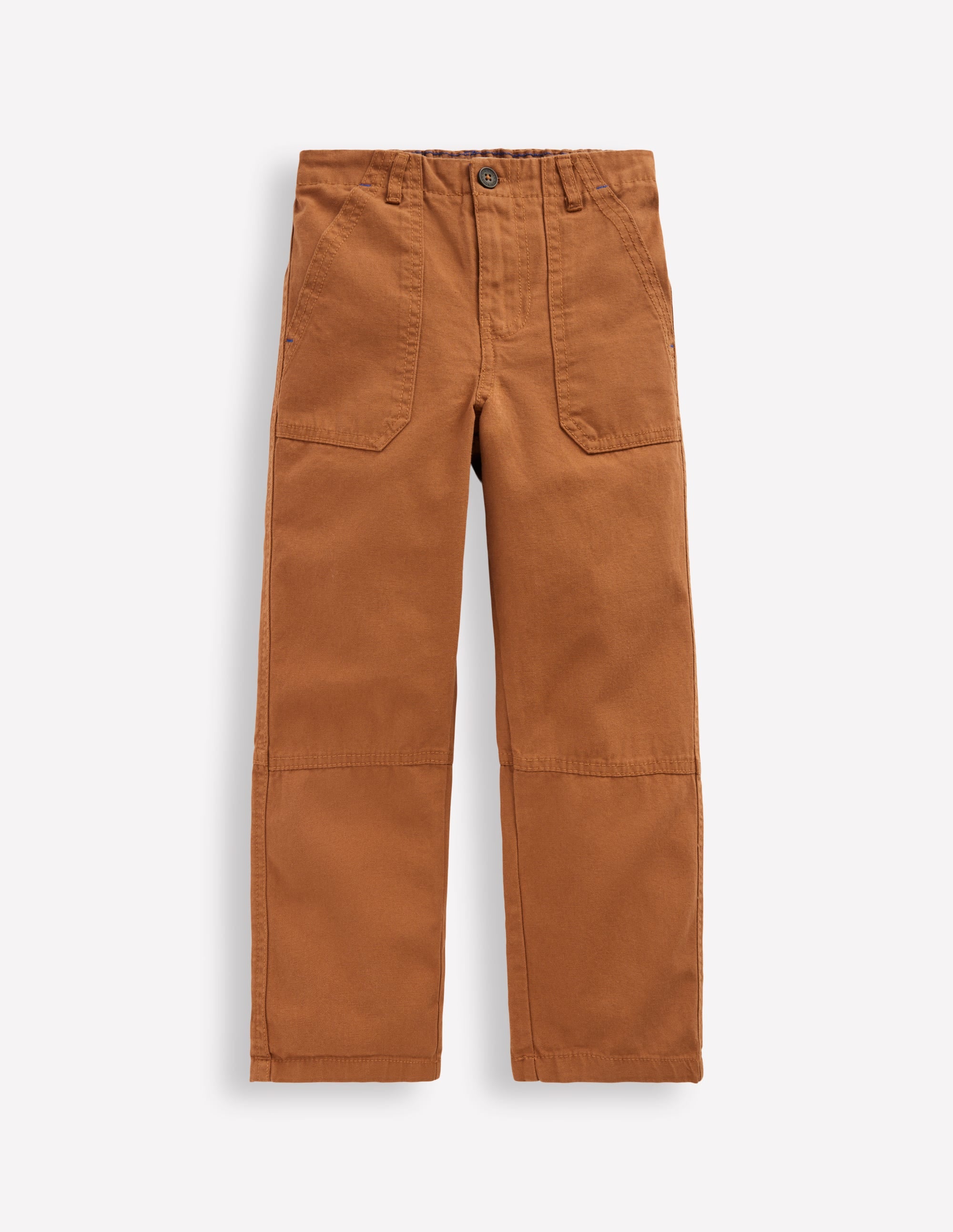 Canvas Carpenter Trousers-Argan Oil - Image 1