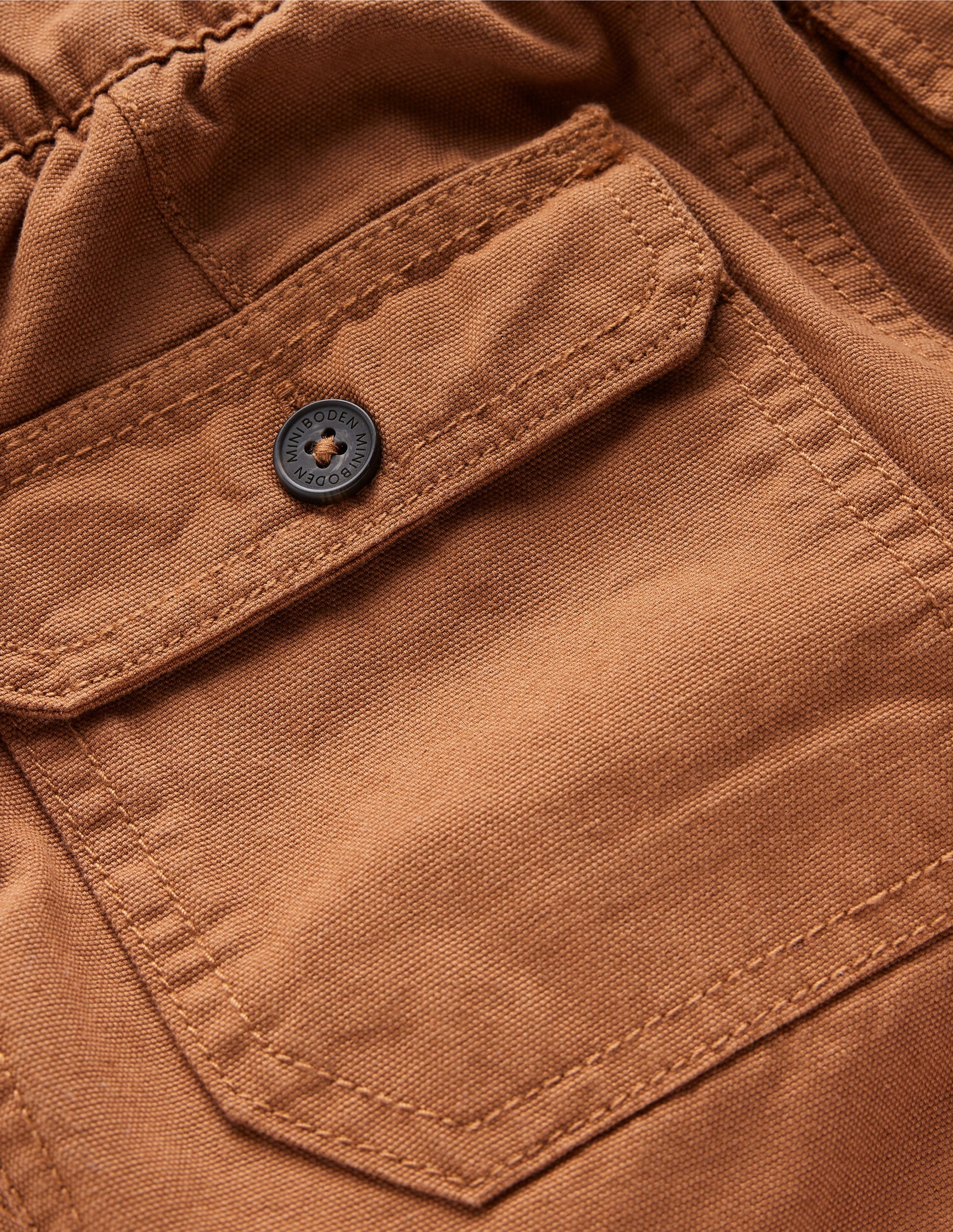 Canvas Carpenter Trousers-Argan Oil-3