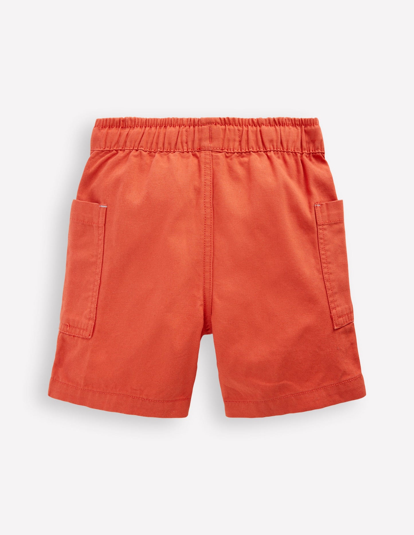 Cotton Pocket Shorts-Garnet Rose