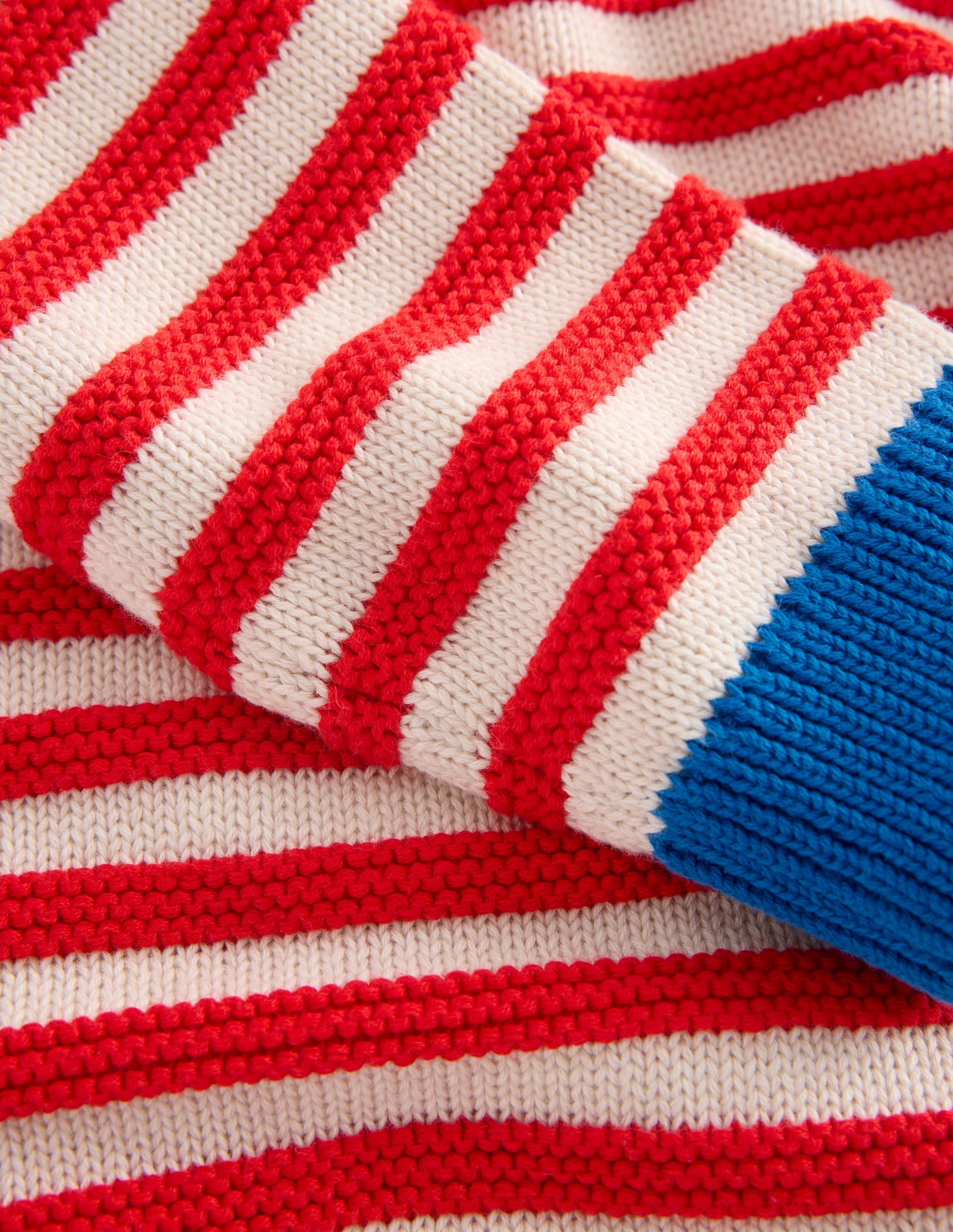Chunky Jumper-High Risk Red/Ecru Marl Stripe-6