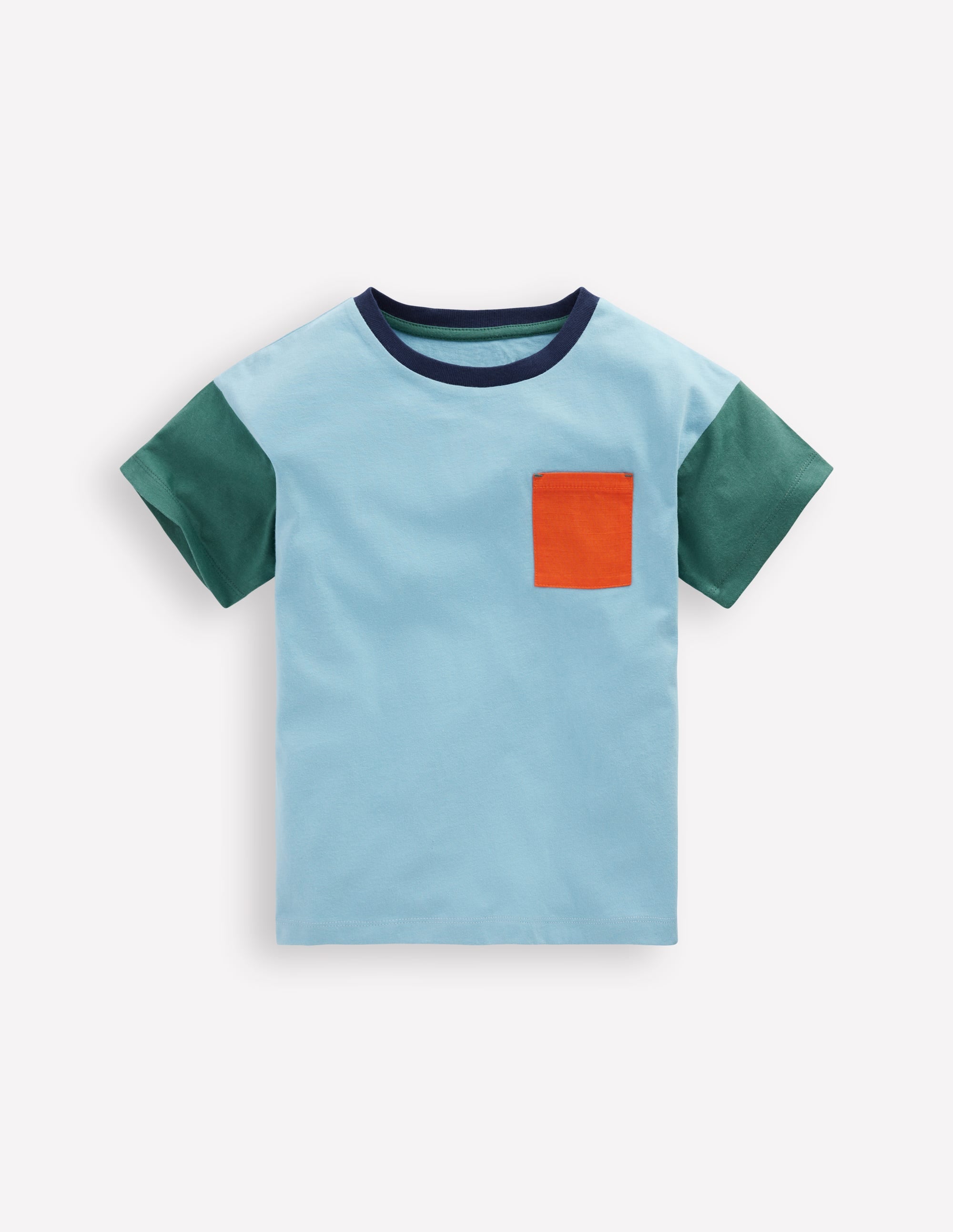 Relaxed Ripstop Pocket T-shirt-Glacier Lake/Koi/Blue Spruce - Image 1