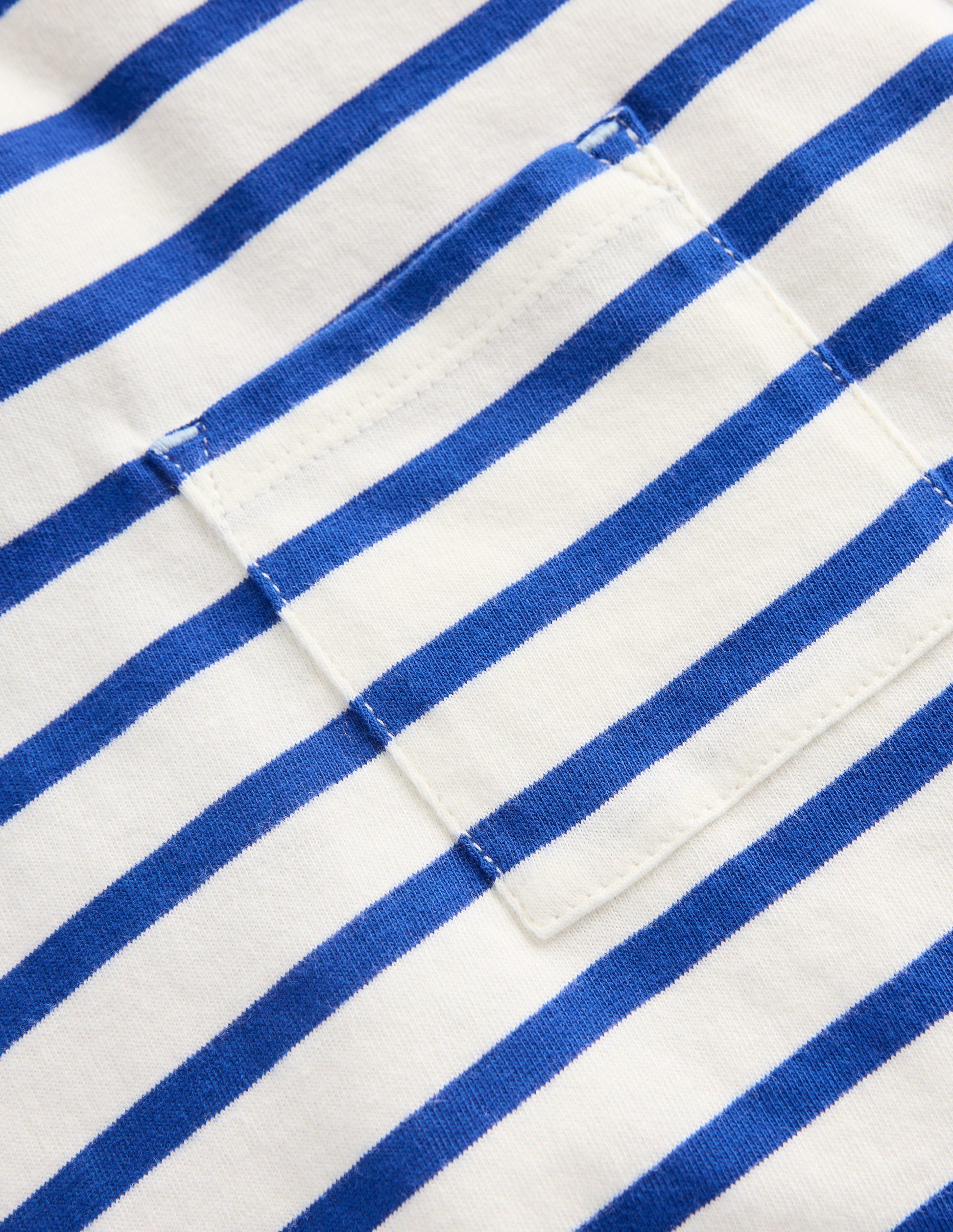 Double Layer T-shirt-Bright Blue/Ivory-3