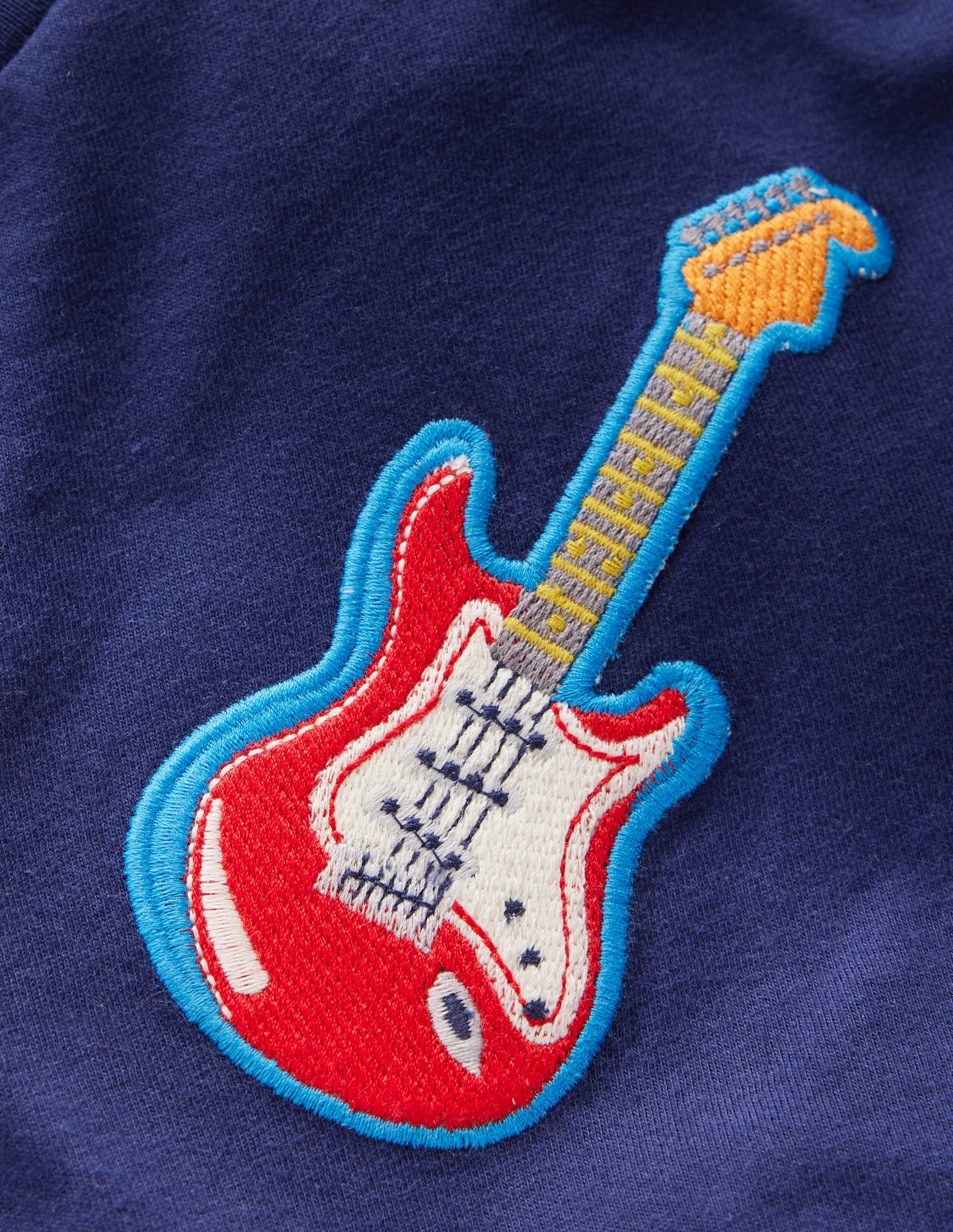 Long Sleeve Badge T-shirt-College Navy Activities-3