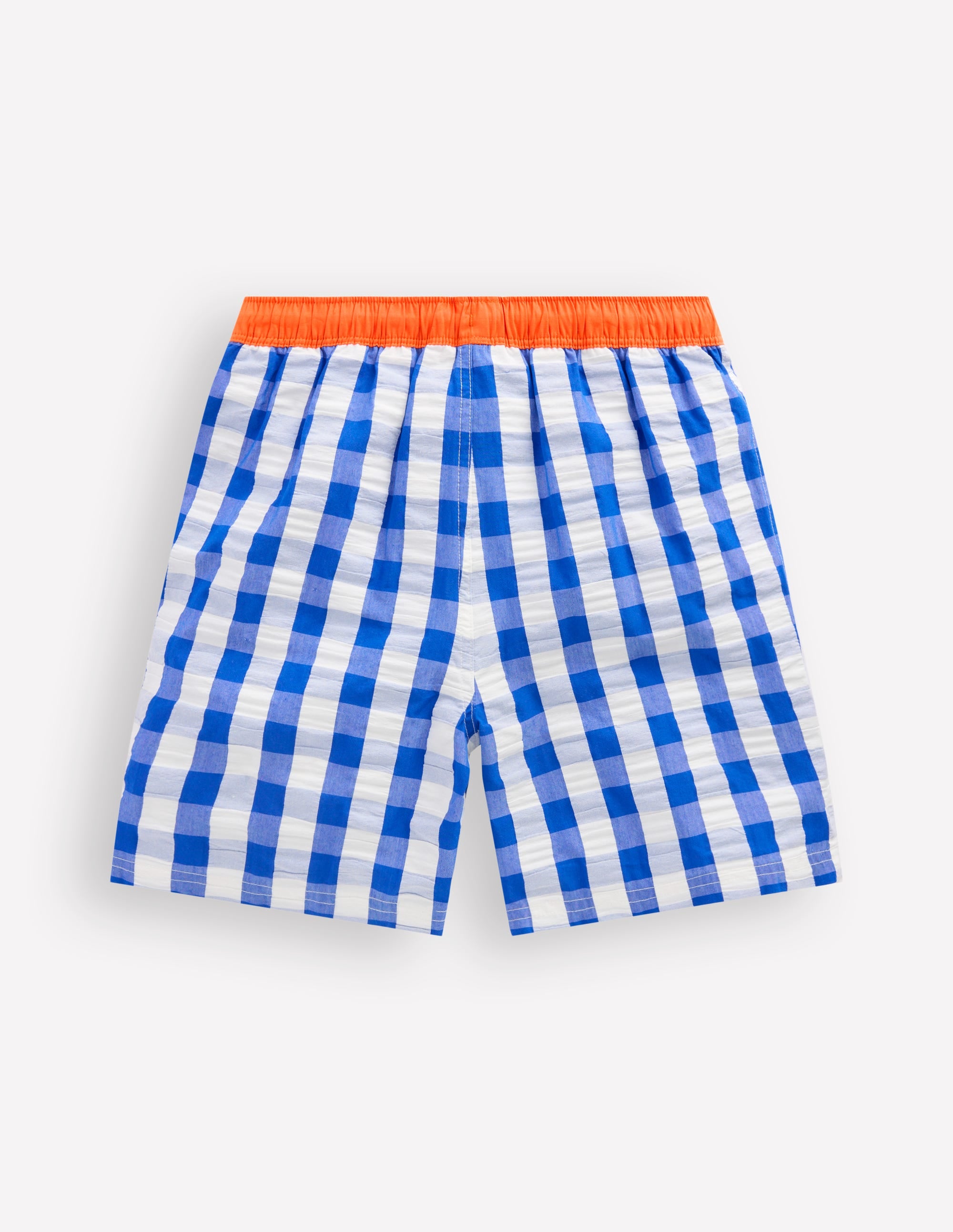 Swim Shorts-Blue Gingham - Image 2