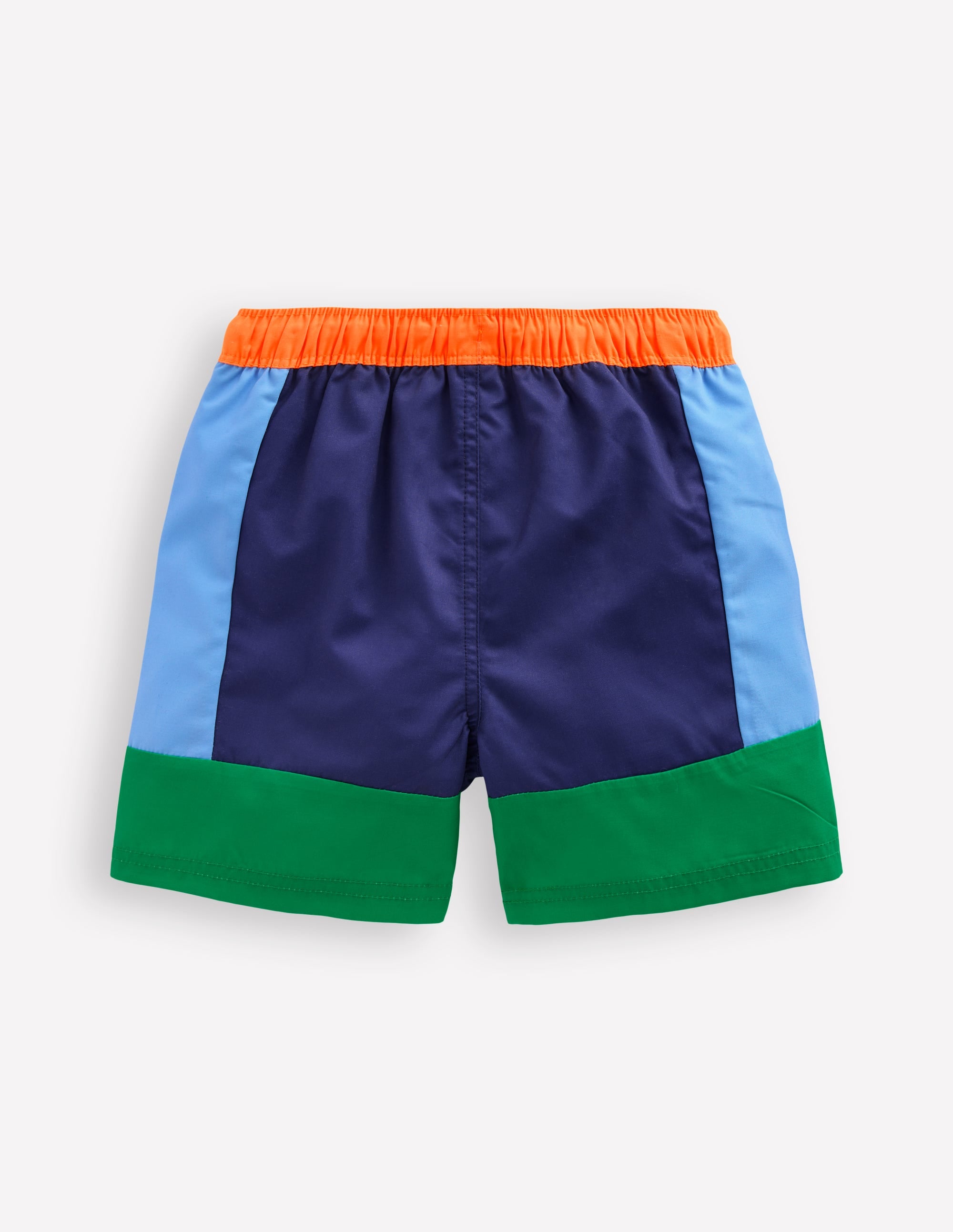Swim Shorts-Blue and green colourblock - Image 2