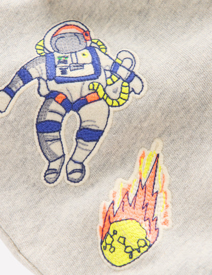 Badge Joggers-Grey Space-7