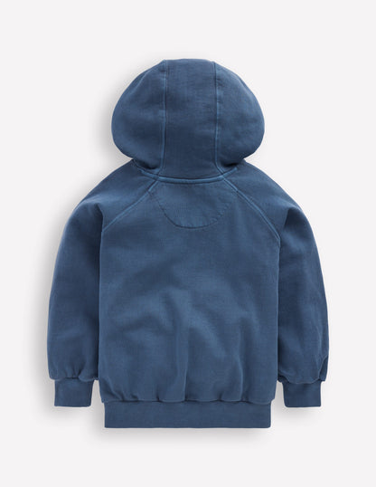 Garment Dye Graphic Hoodie-Holiday Car-3