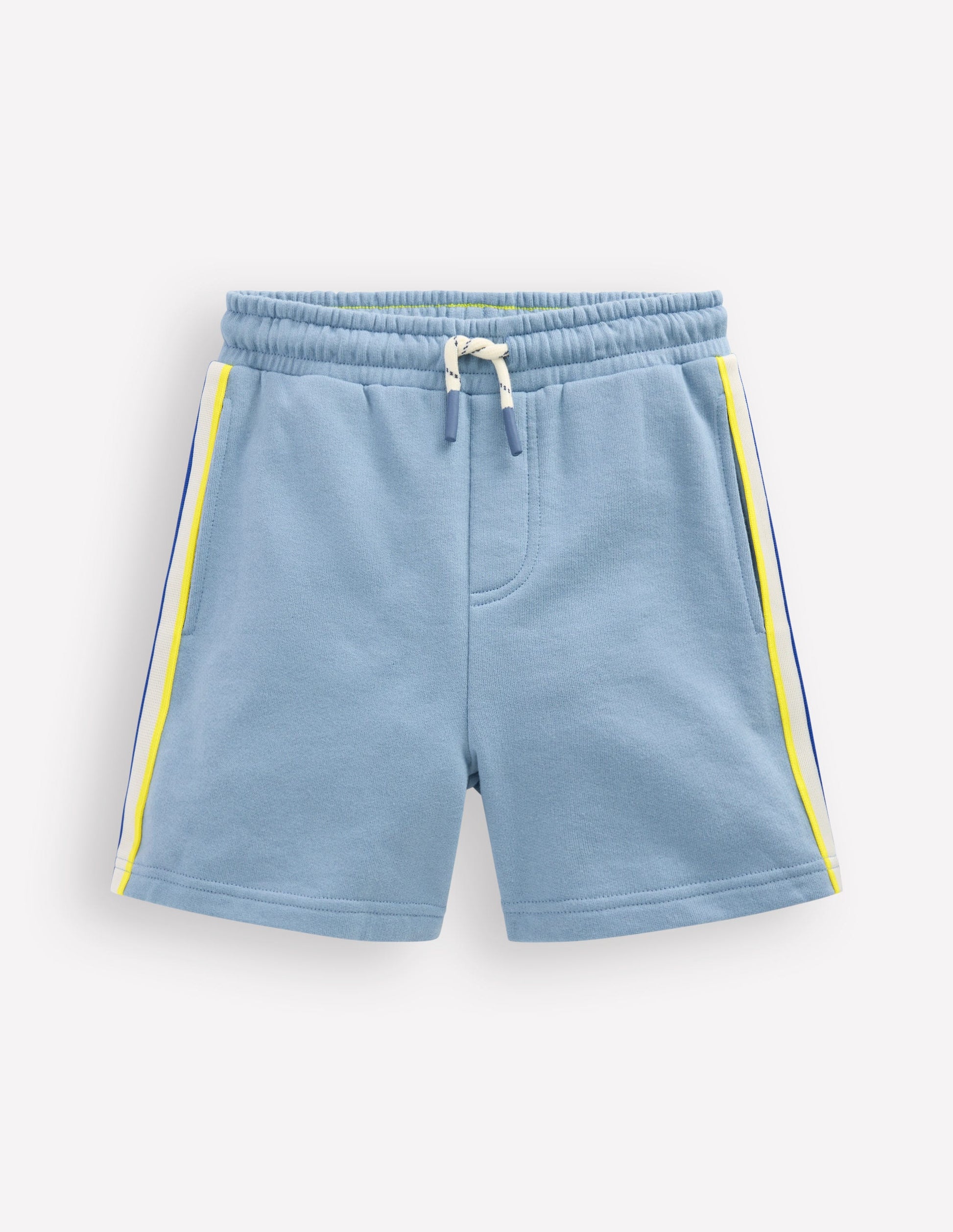 Colourblock Shorts-Blue Colourblock Side-1