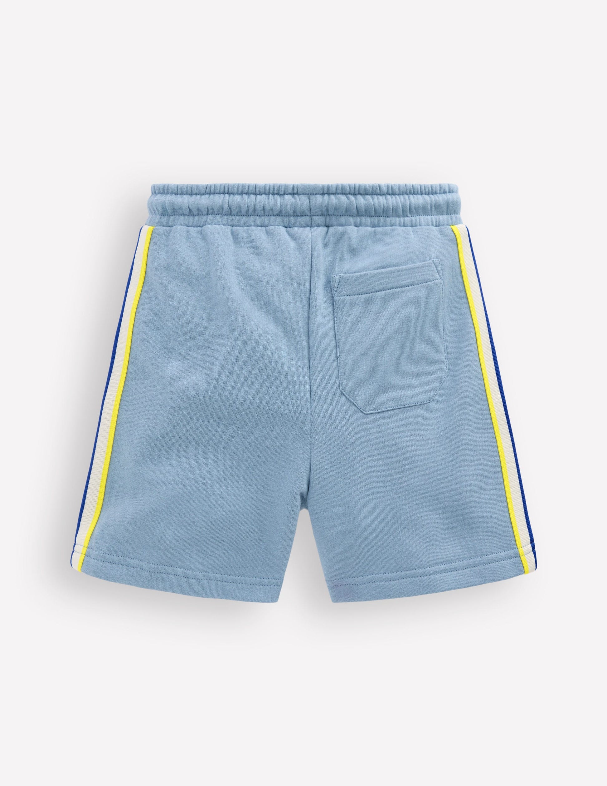 Colourblock Shorts-Blue Colourblock Side-2