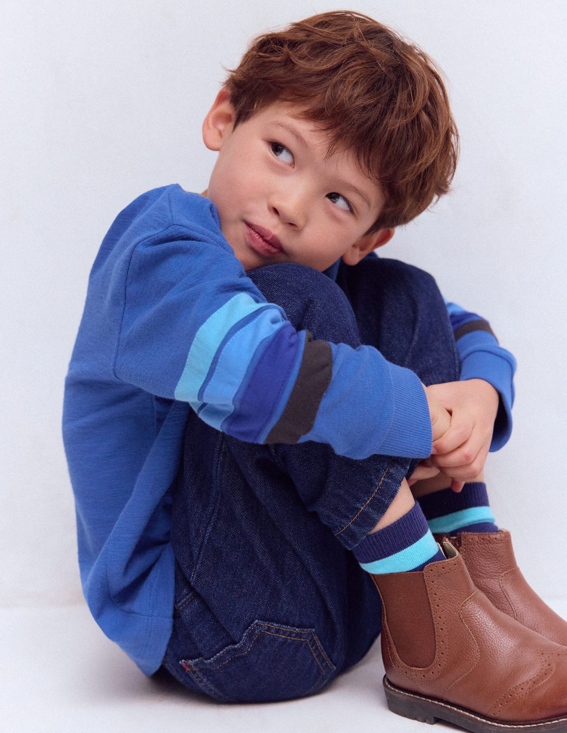 Relaxed Mid-weight T-shirt-Bluejay-3