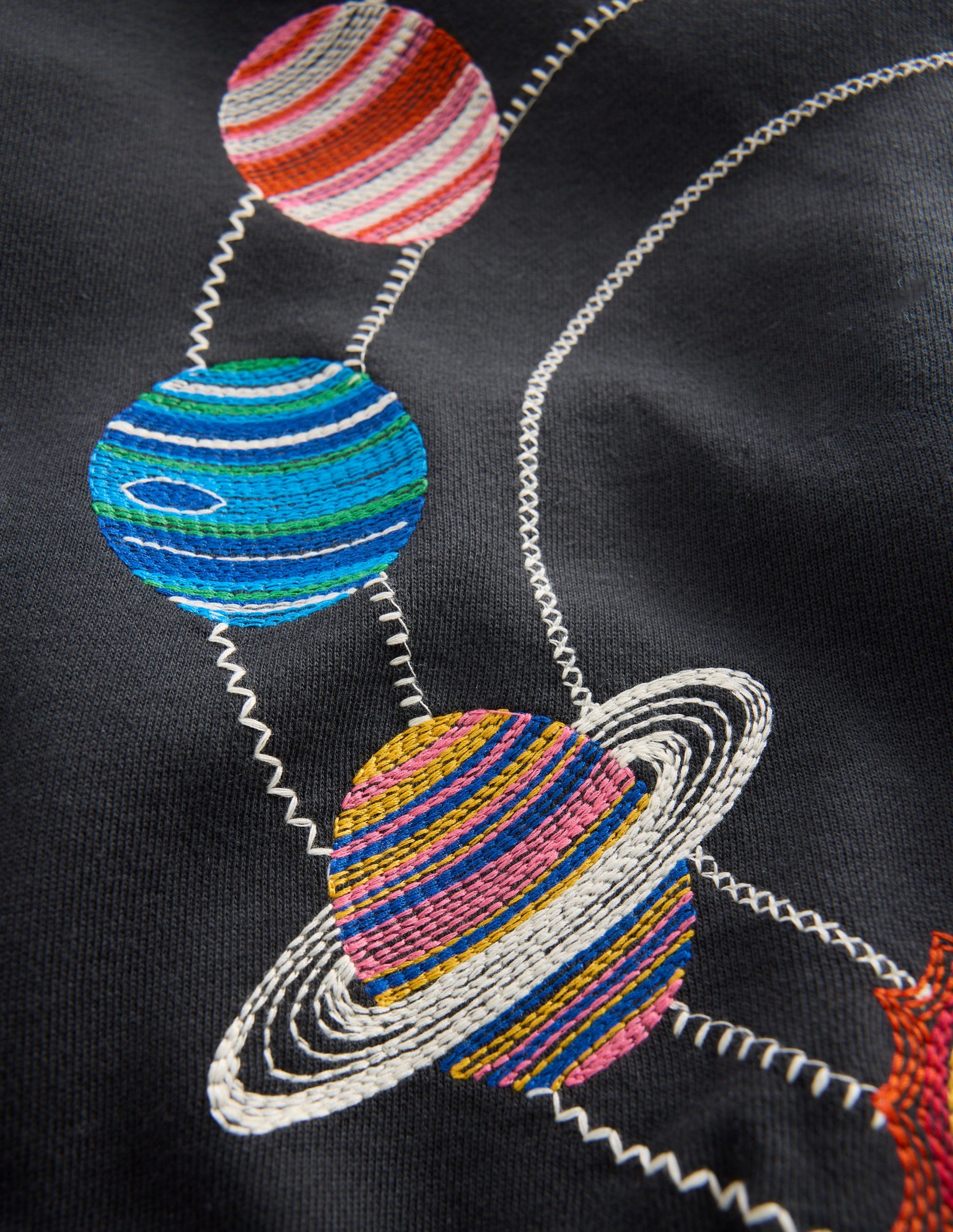 Embroidered Sweatshirt-Shadow Grey Space-6