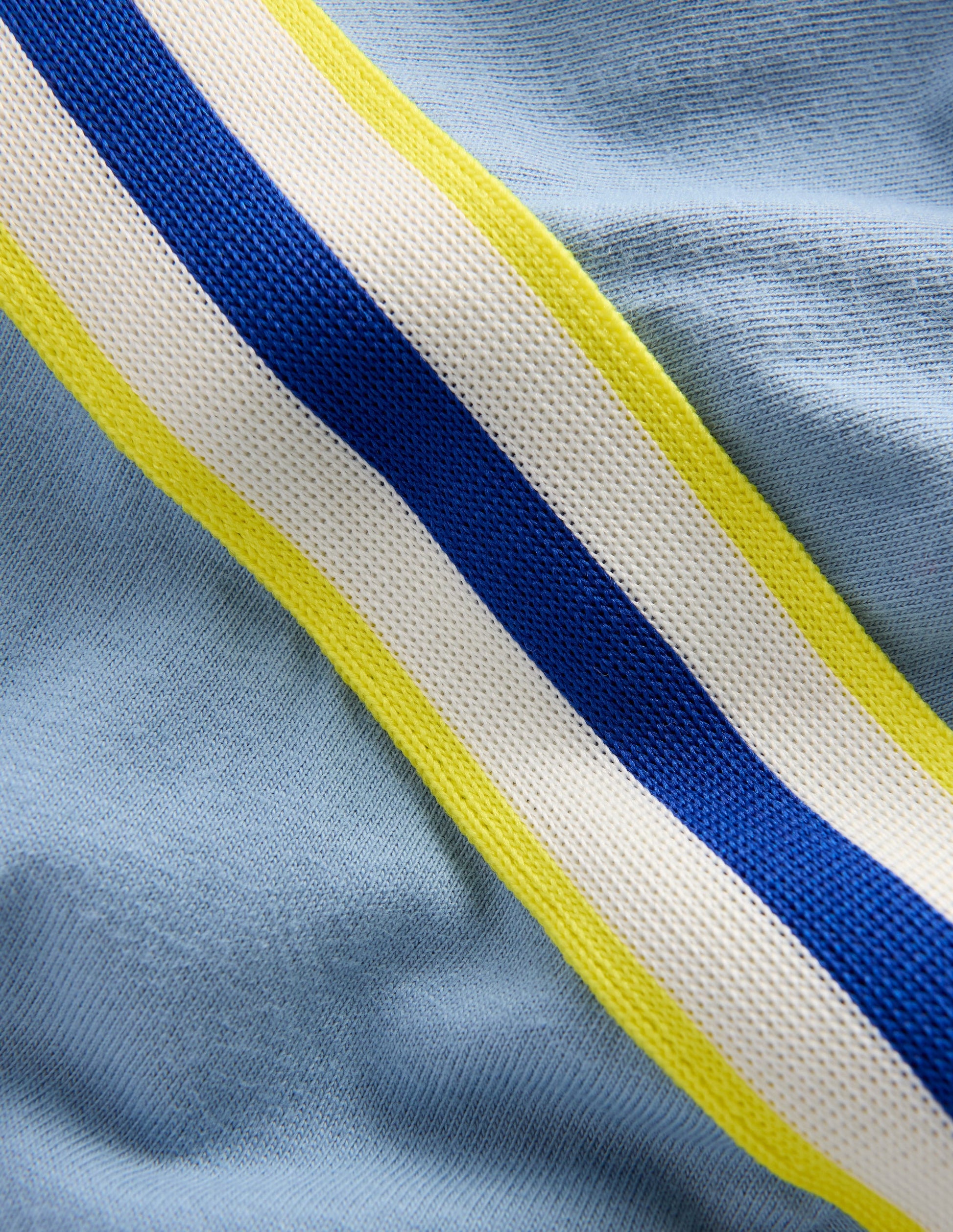 Relaxed Rainbow Tape T-shirt-Regatta Blue-3