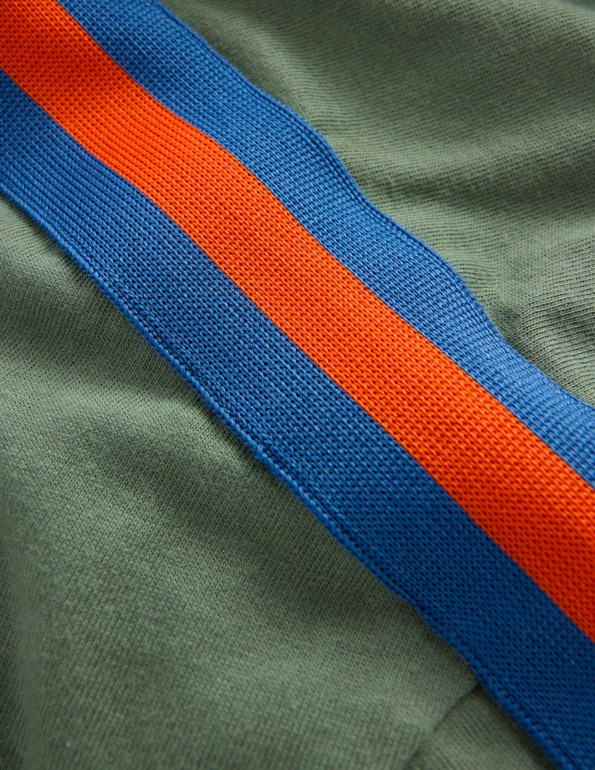 Relaxed Rainbow Tape T-shirt-Bottle Green-3