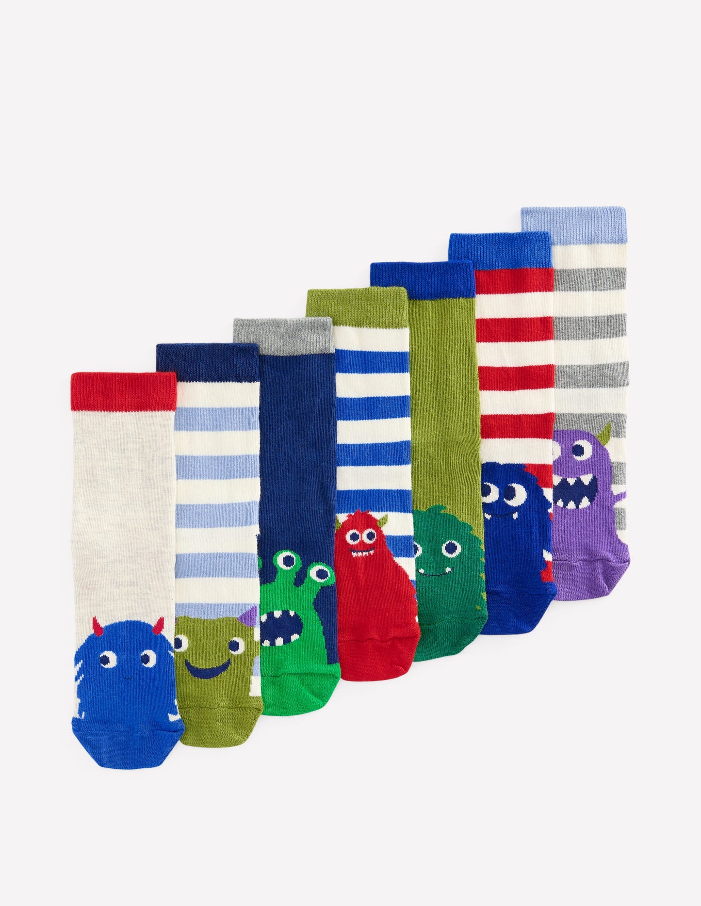 Socks 7 Pack-Monsters