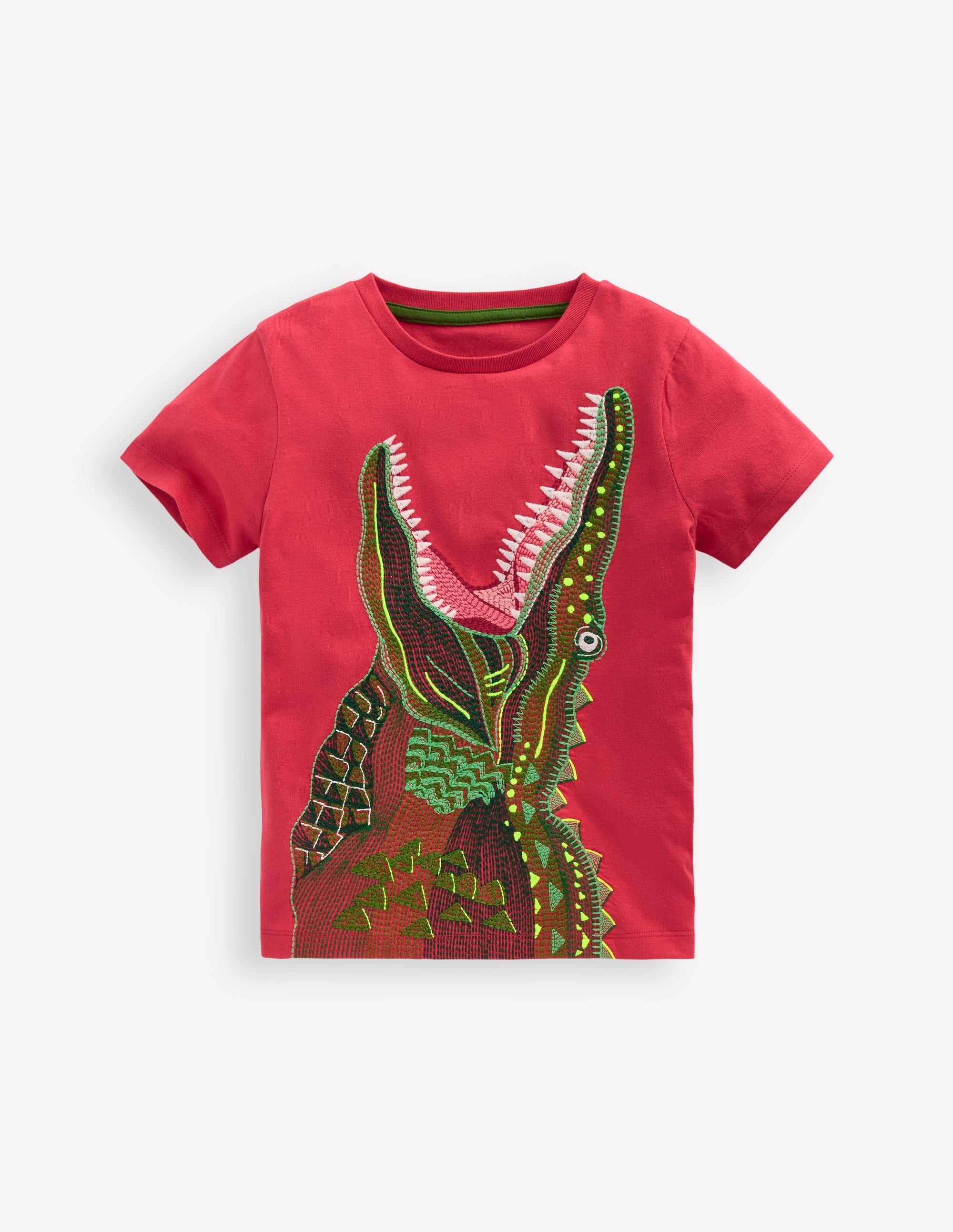 Superstitch T-Shirt-Red Crocodile - Image 1