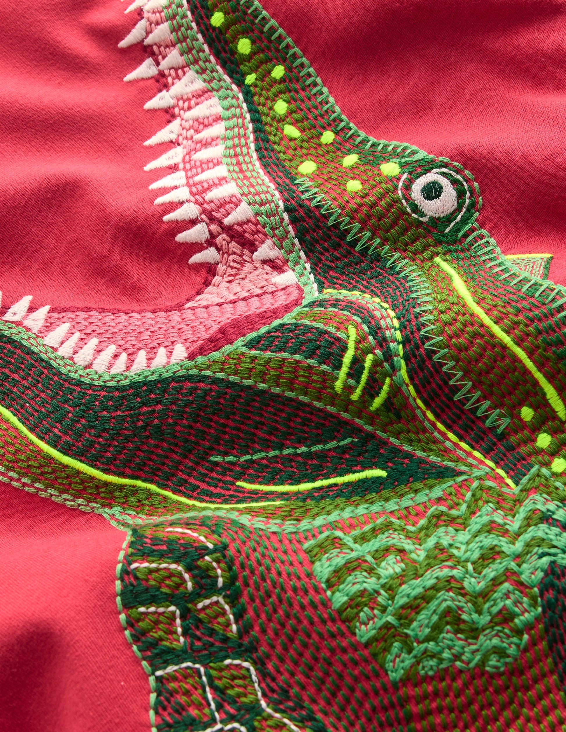 Superstitch T-Shirt-Red Crocodile-3