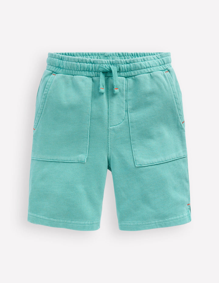 Garment Dye Sweatshorts-Dawn Blue