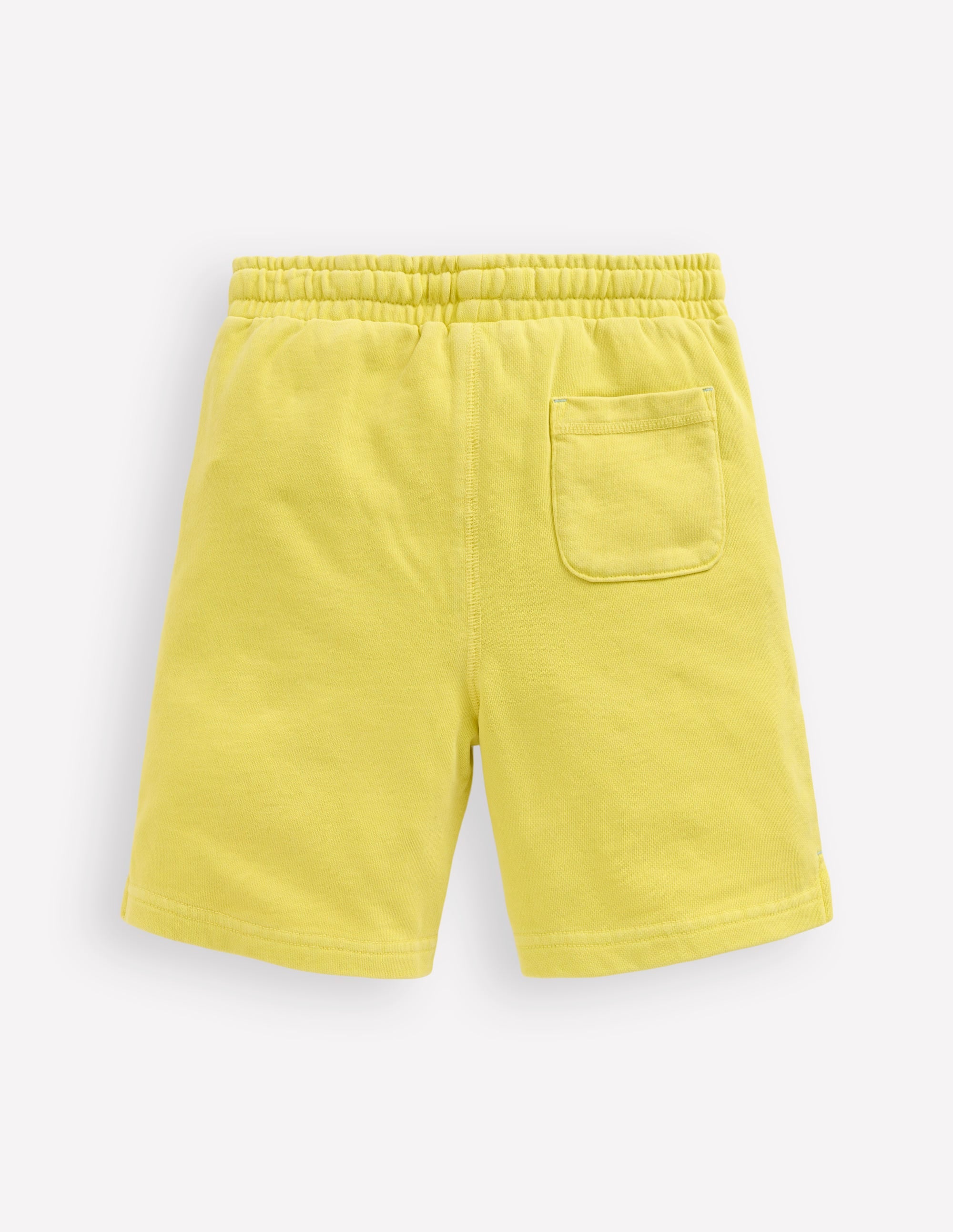 Garment Dye Sweatshorts-Sherbet Lime Yellow - Image 3