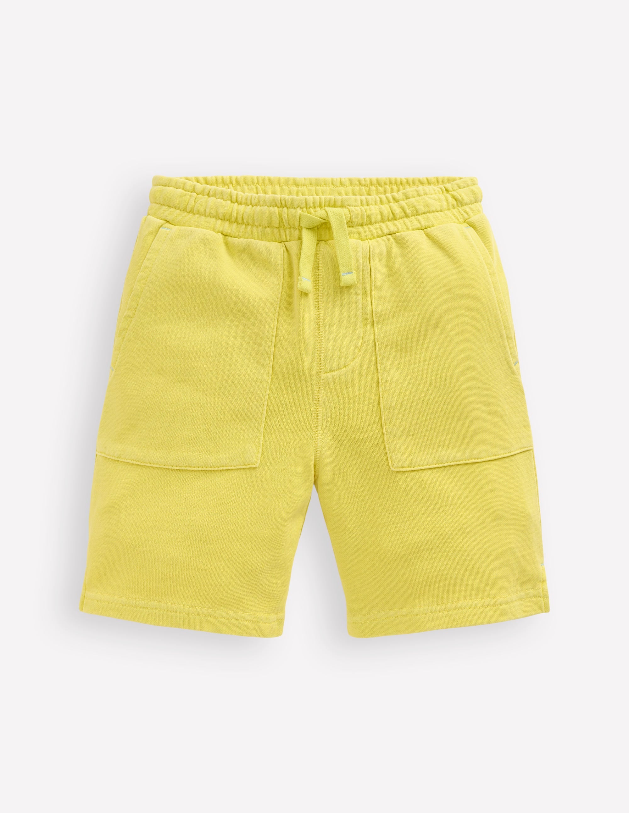 Garment Dye Sweatshorts-Sherbet Lime Yellow - Image 2