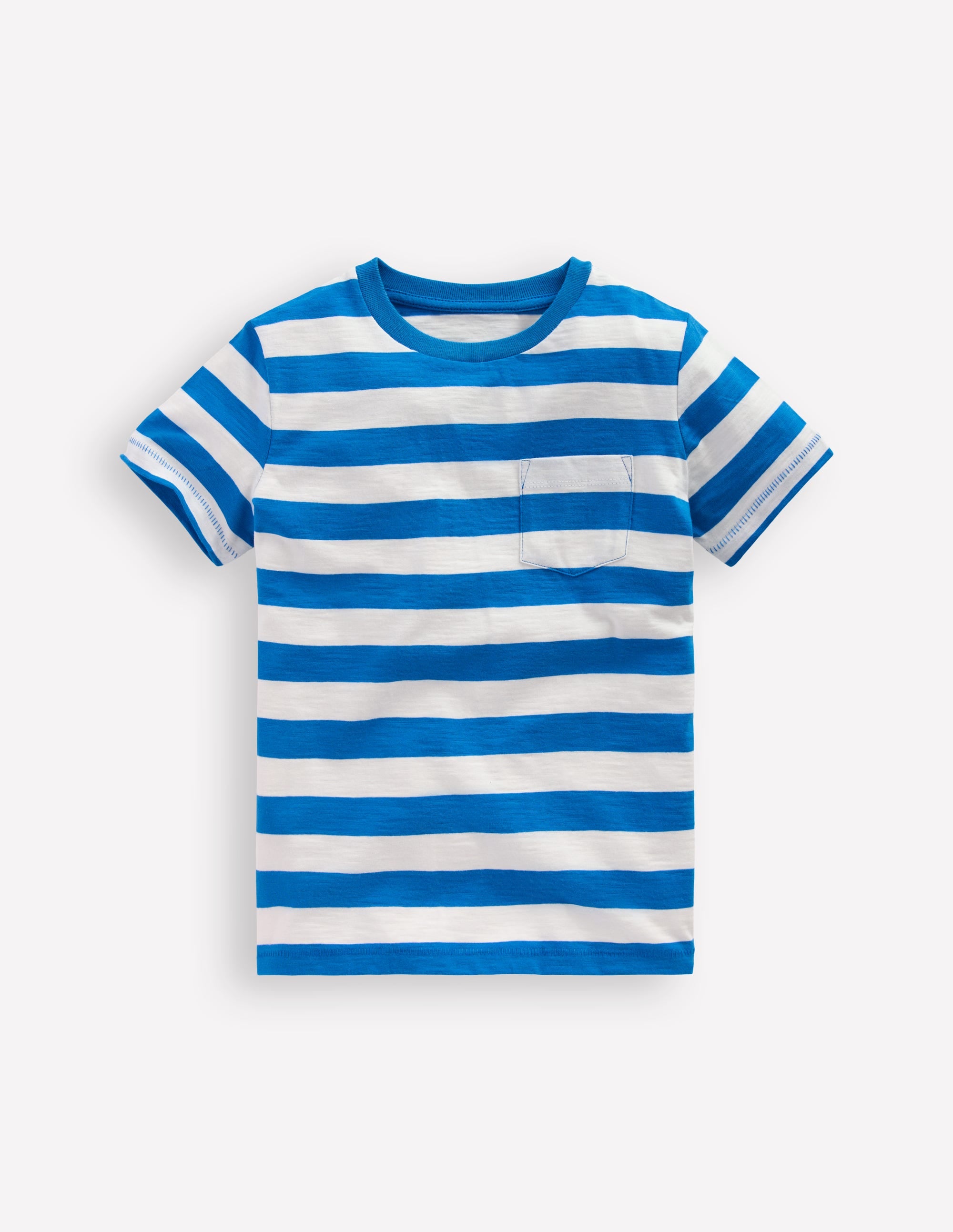 Everyday Short Sleeve T-Shirt-Kingfisher Blue/ Soft Ivory - Image 1