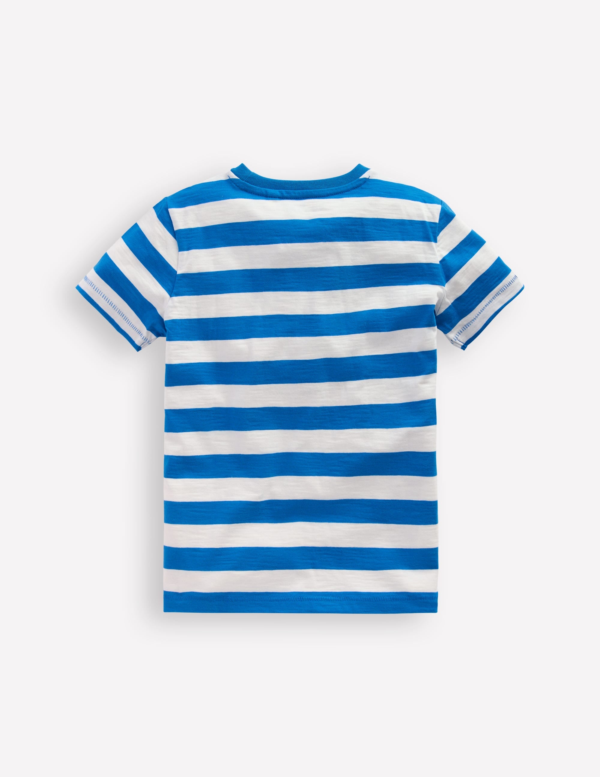 Everyday Short Sleeve T-Shirt-Kingfisher Blue/ Soft Ivory - Image 2