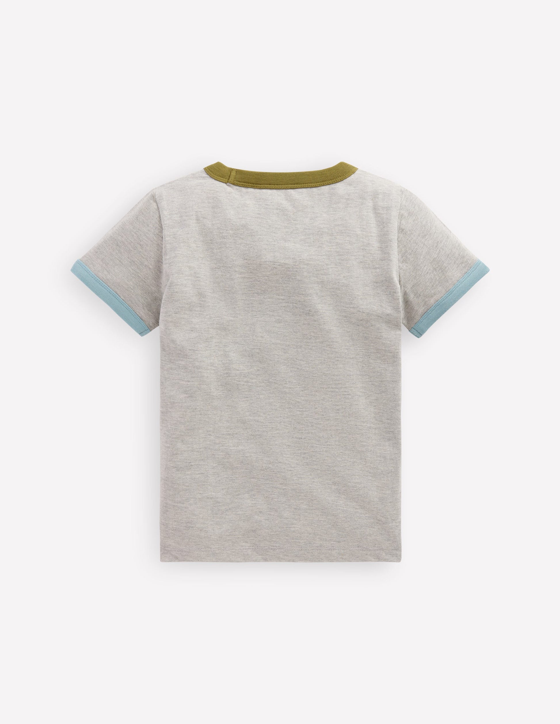 Ringer T-Shirt-Grey Marl-2