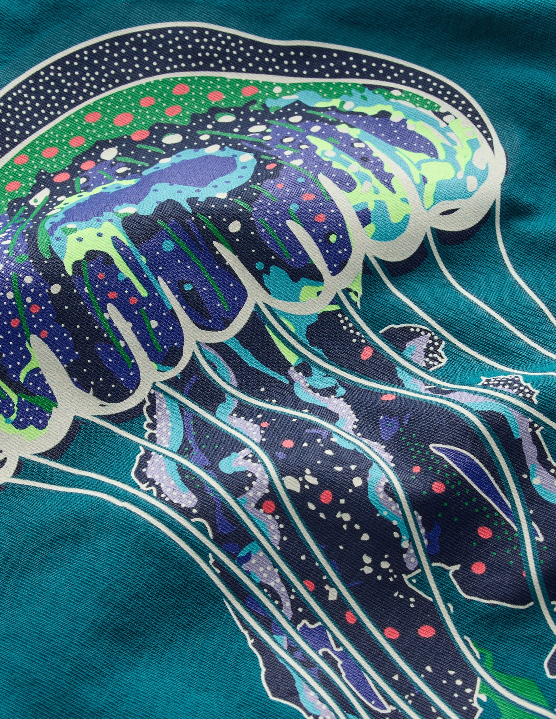 Glow-In-The-Dark T-shirt-Ocean Depths Jelly Fish-3