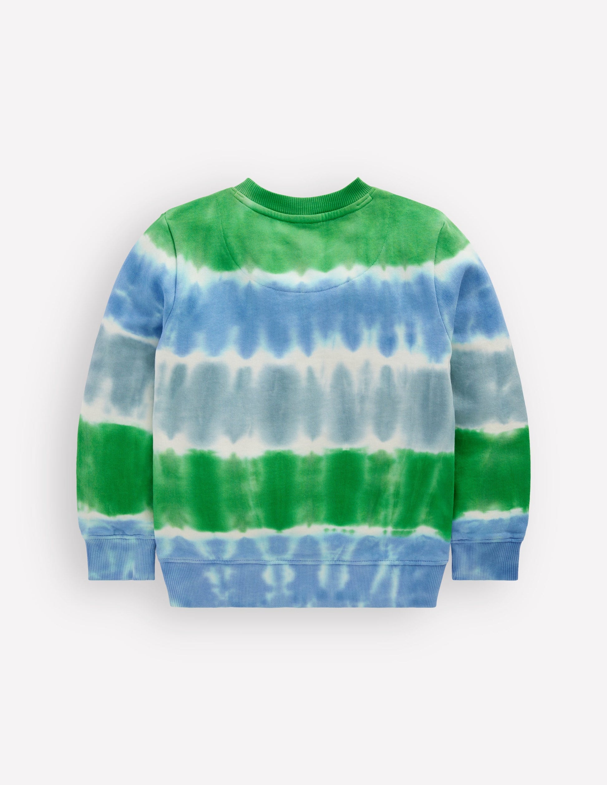 Tie Dye Sweatshirt-Green / Blue-4